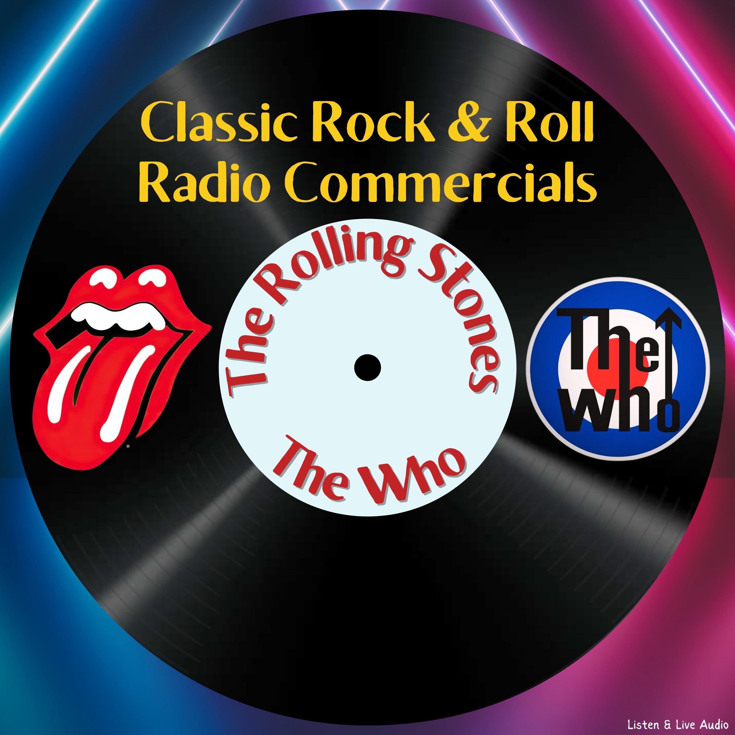 Classic Rock & Rock Radio Commercials - The Rolling Stones & The Who