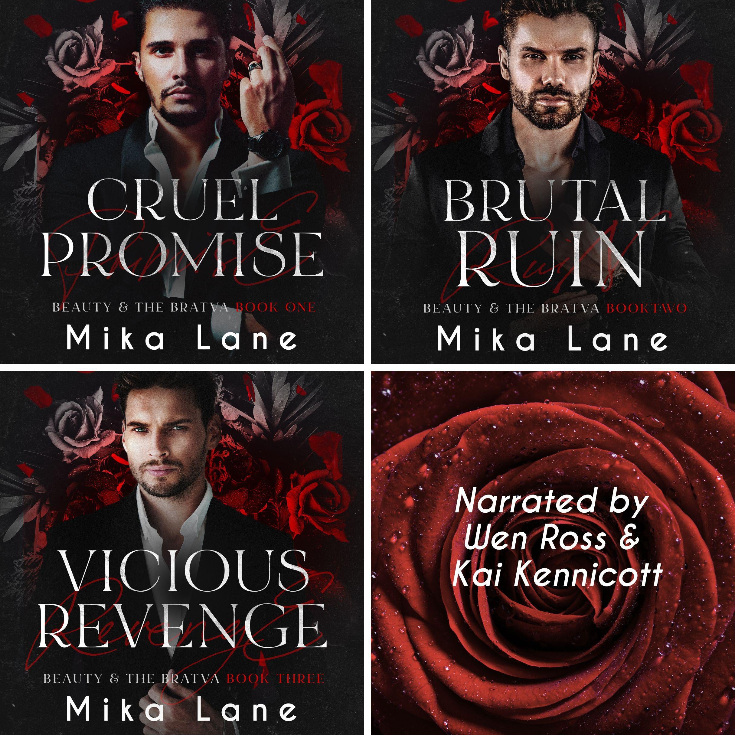 Beauty & the Bratva Audiobooks 1-3: Cruel Promise, Brutal Ruin, Vicious Revenge