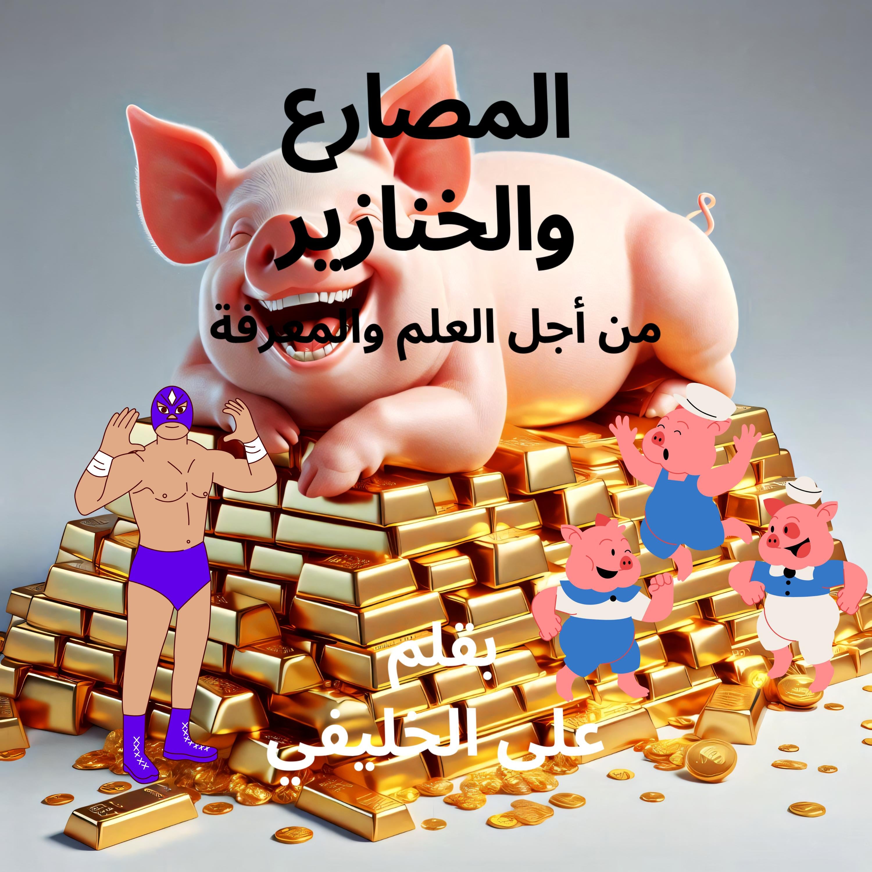 المصارع والخنازير