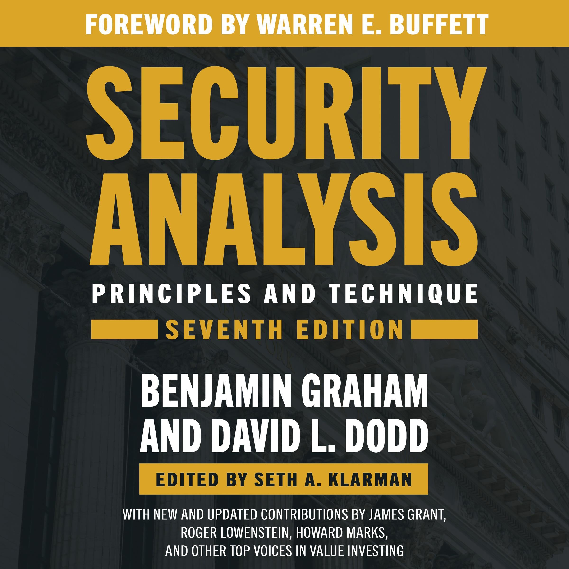 Security Analysis, Seventh Edition