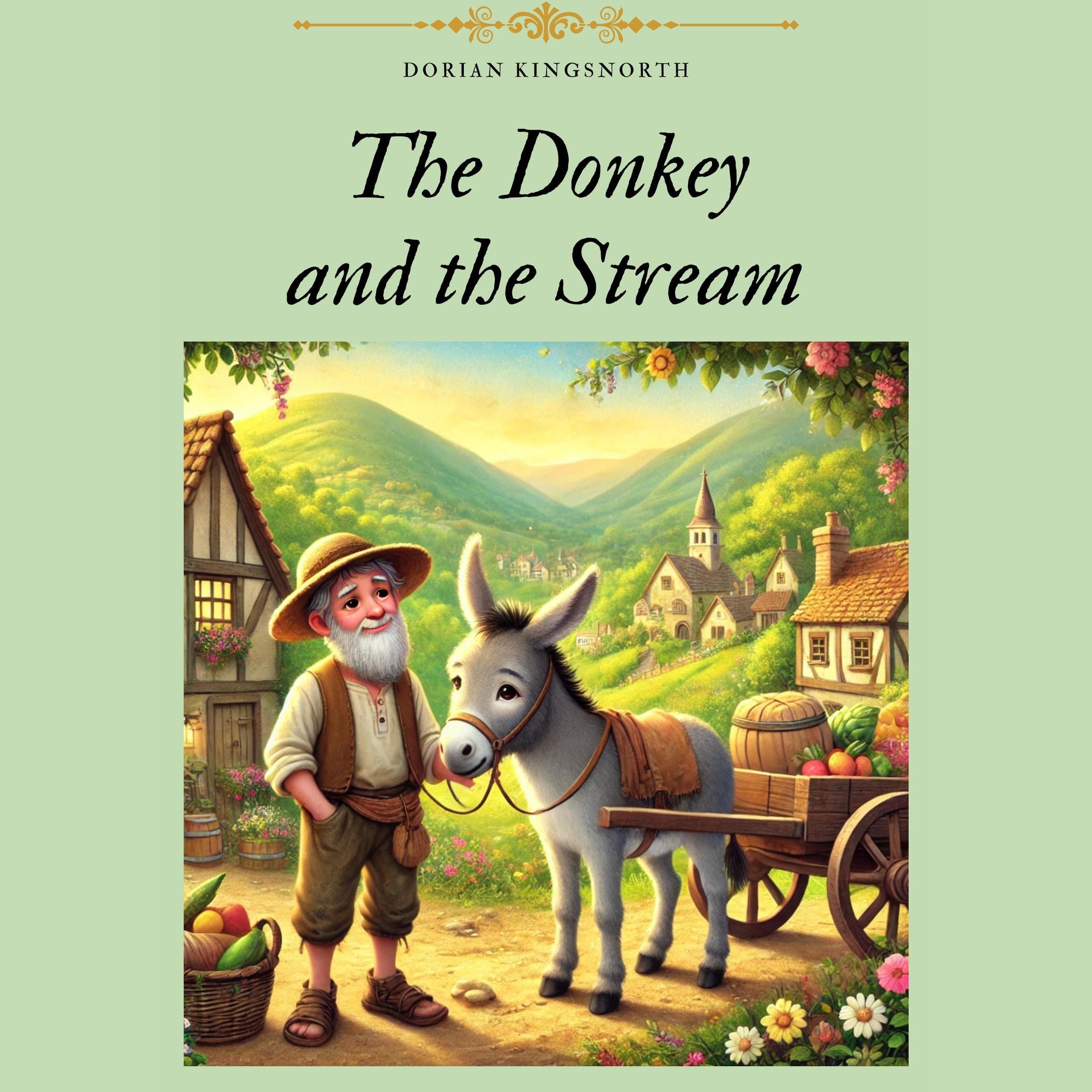 The Donkey and a Stream