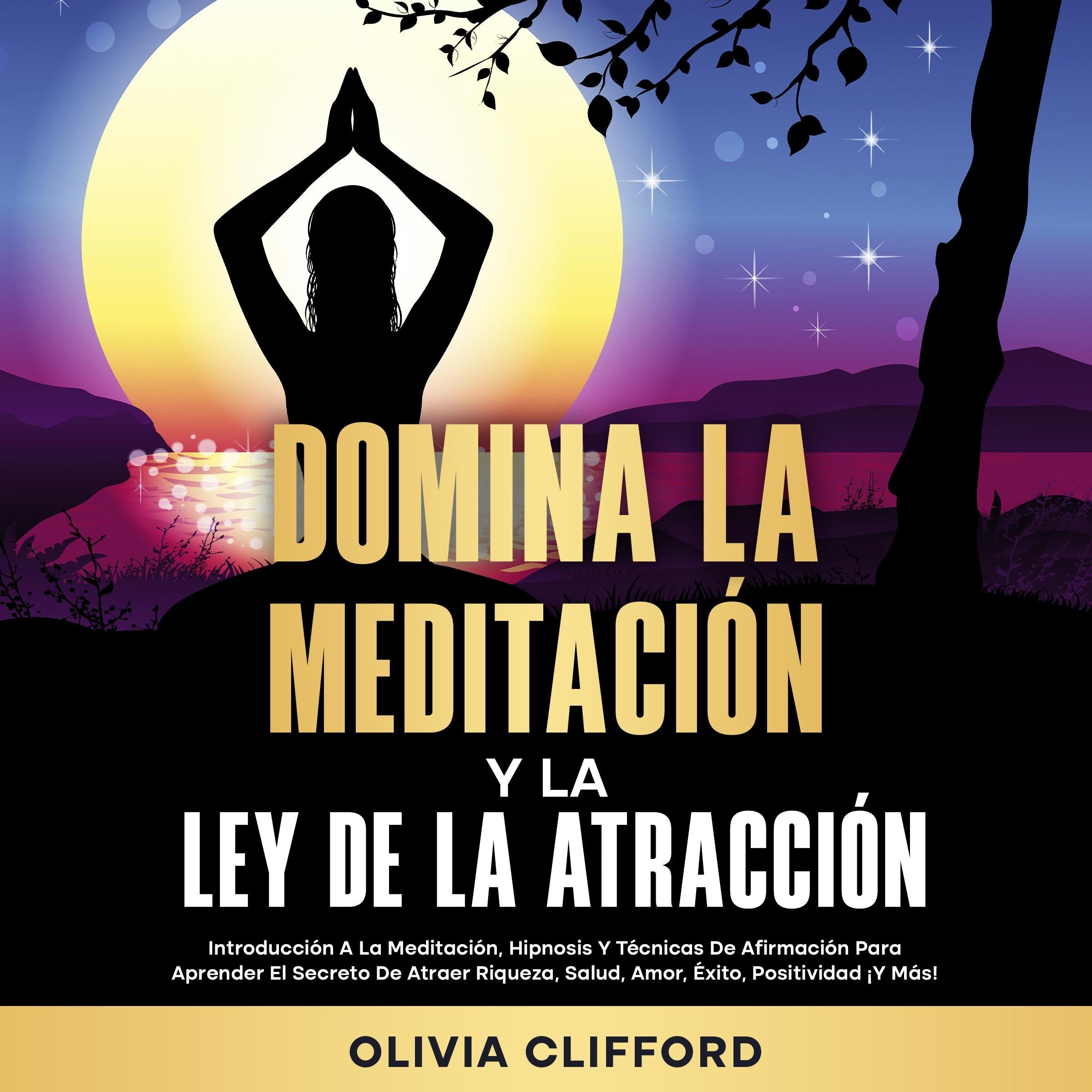 Domina la meditación y la ley de la atracción: Introducción a la meditación, hipnosis y técnicas de afirmación para aprender el secreto de atraer riqueza, salud, amor, éxito, positividad ¡Y más!