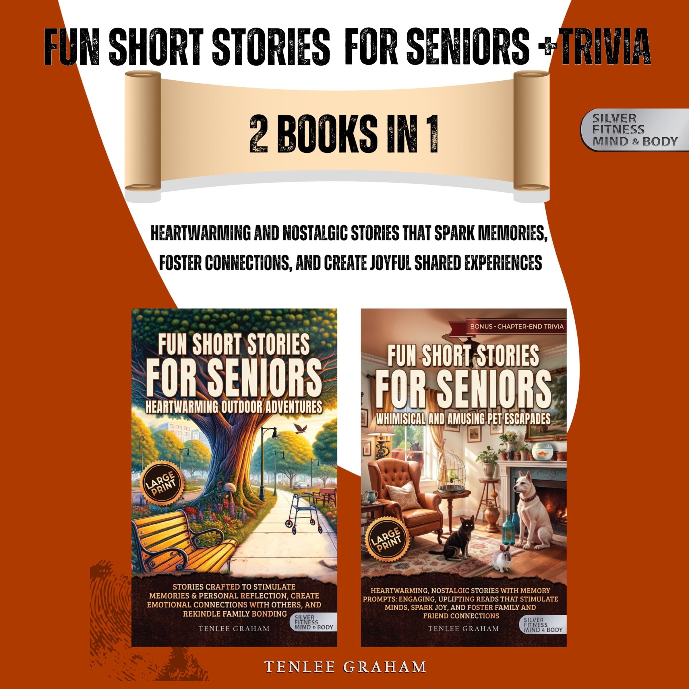 Fun Short Stories For Seniors + Trivia 2 in 1