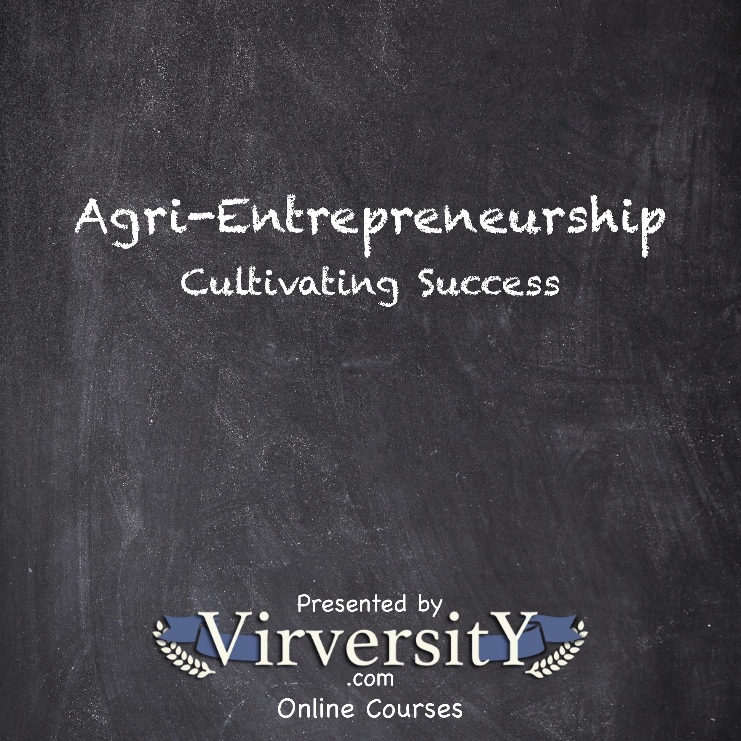 Agri-Entrepreneurship