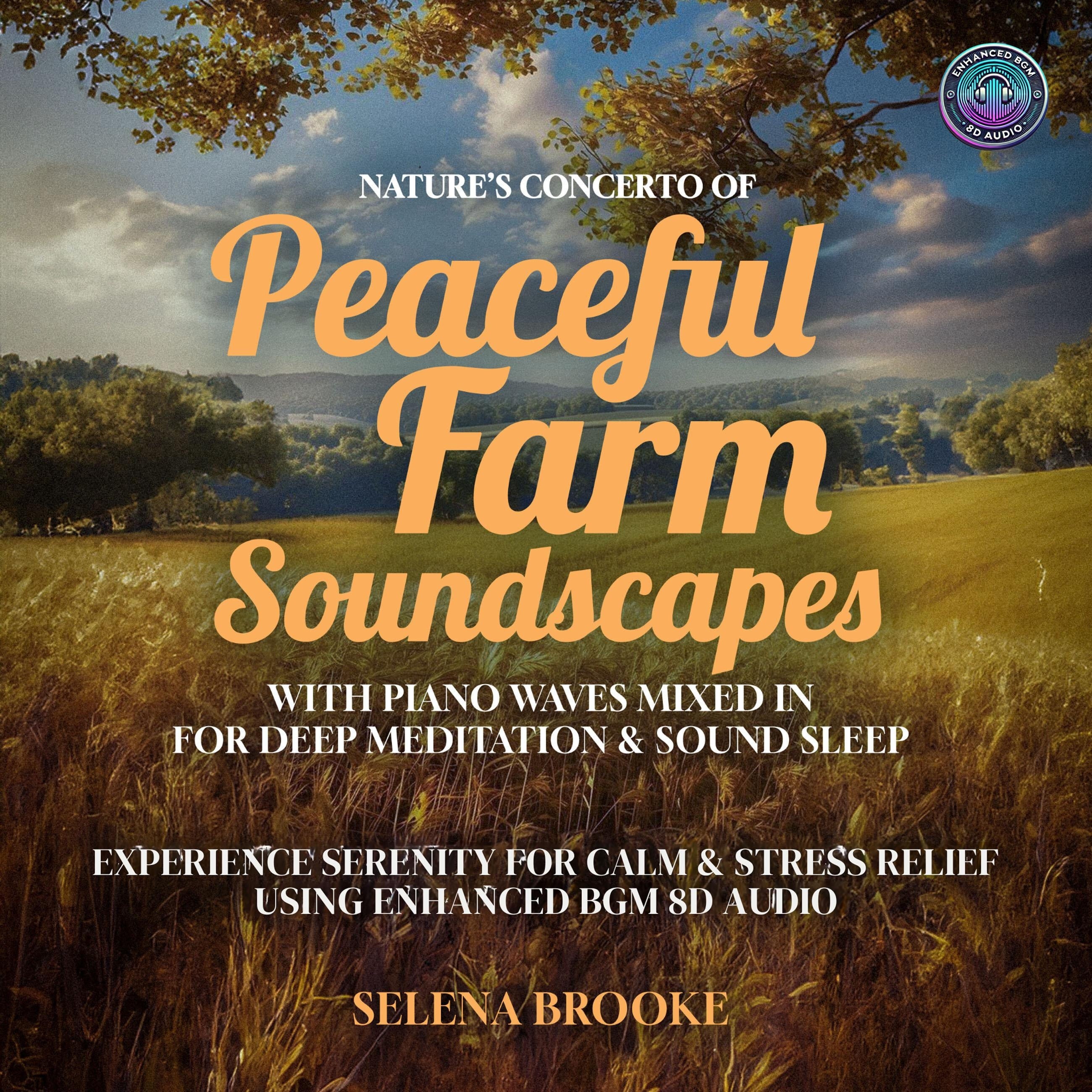 Nature's Concerto Of Peaceful Farm Soundscapes With Piano Waves Mixed in For Deep Meditation & Sound Sleep