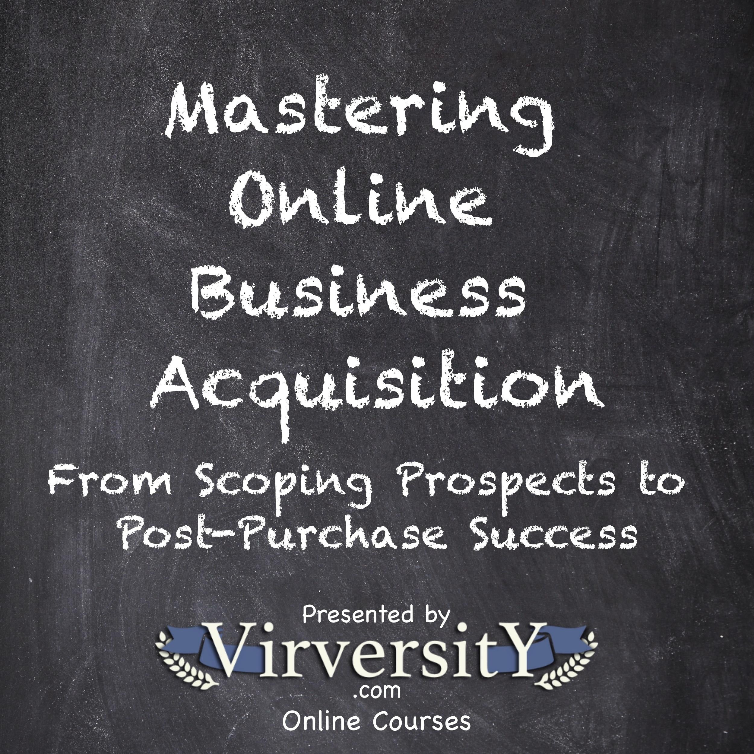 Mastering Online Business Acquisition