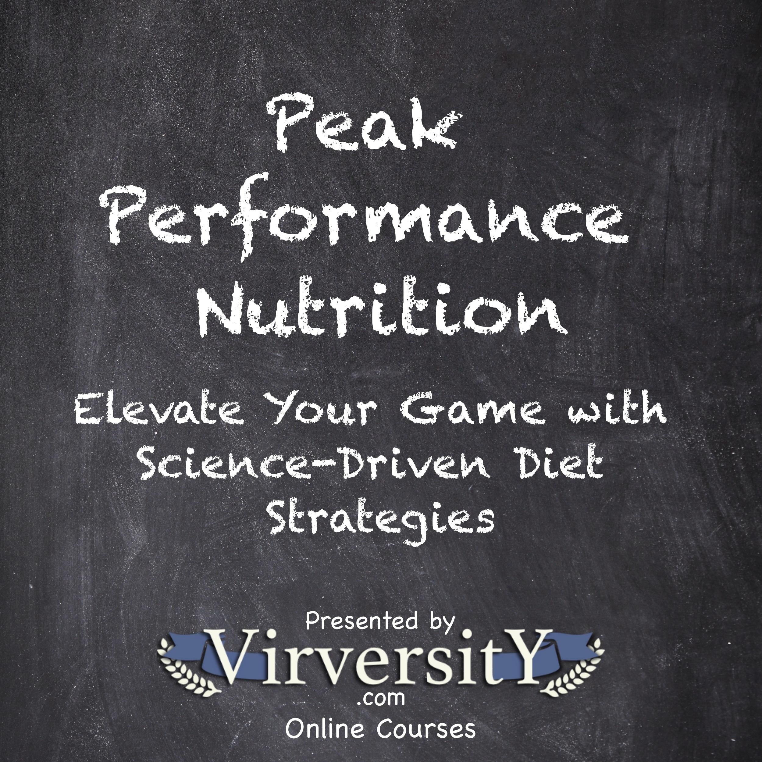 Peak Performance Nutrition