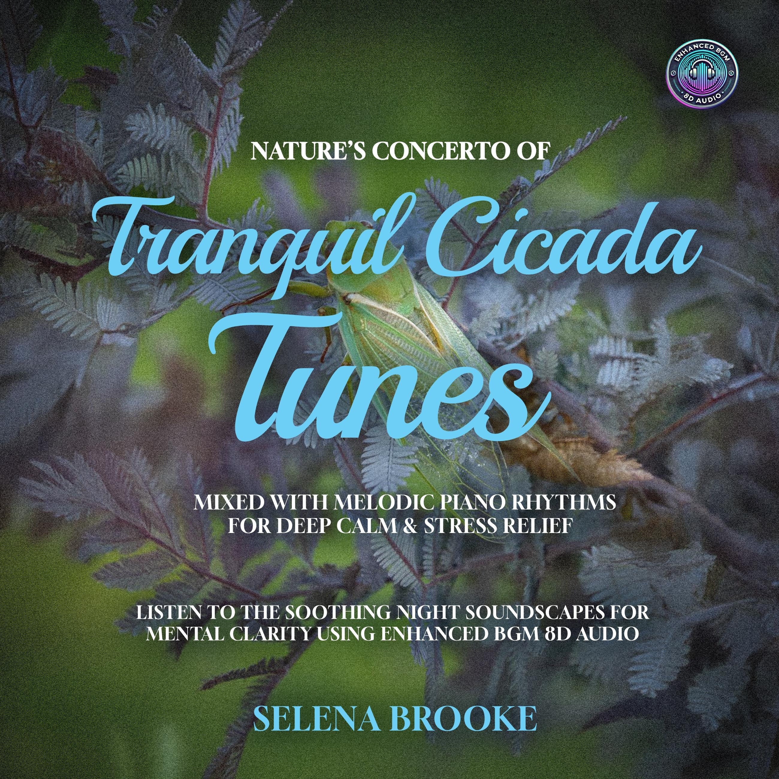 Nature’s Concerto Of Tranquil Cicada Tunes Mixed With Melodic Piano Rhythms For Deep Calm & Stress Relief