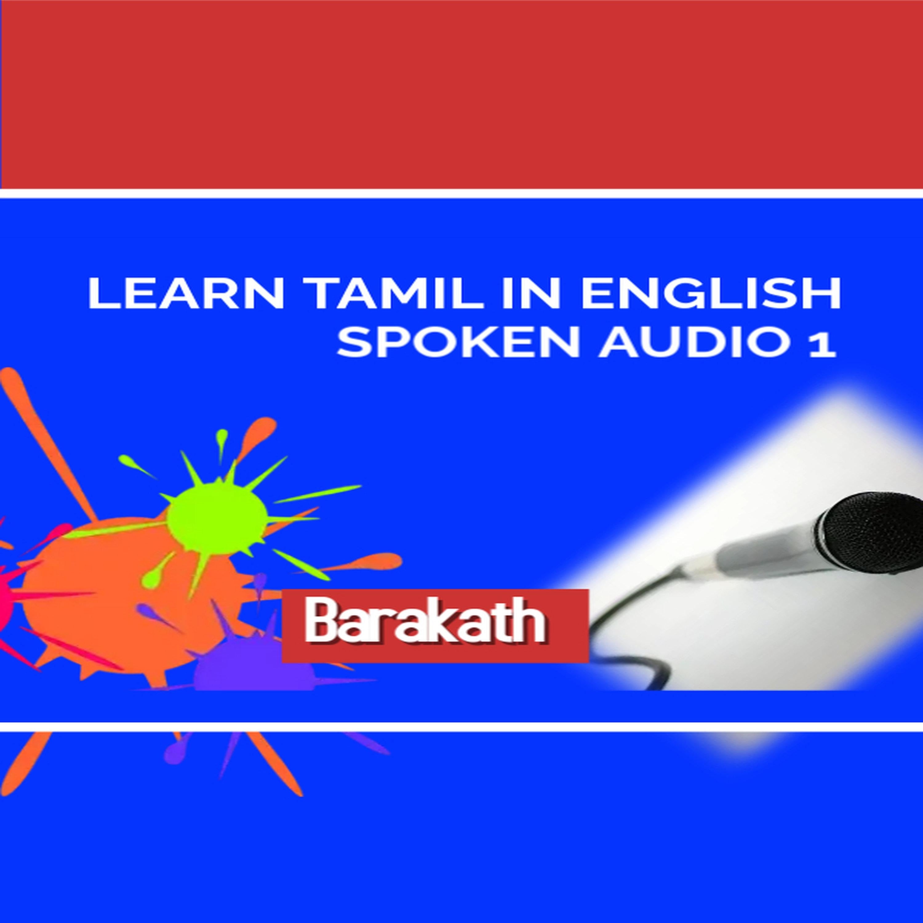 LEARN TAMIL IN ENGLISH SPOKEN AUDIO 1