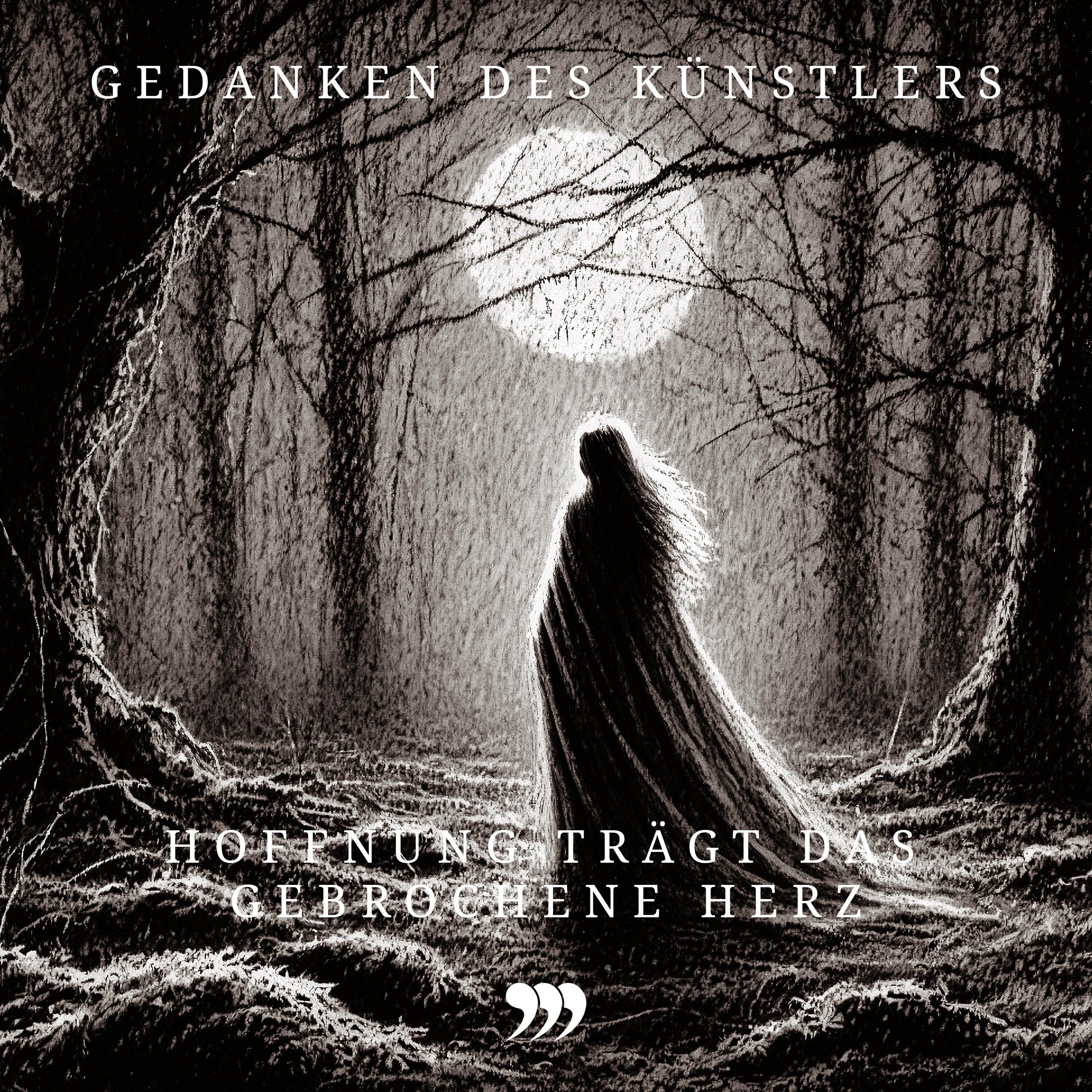 Hoffnung trägt das gebrochene Herz