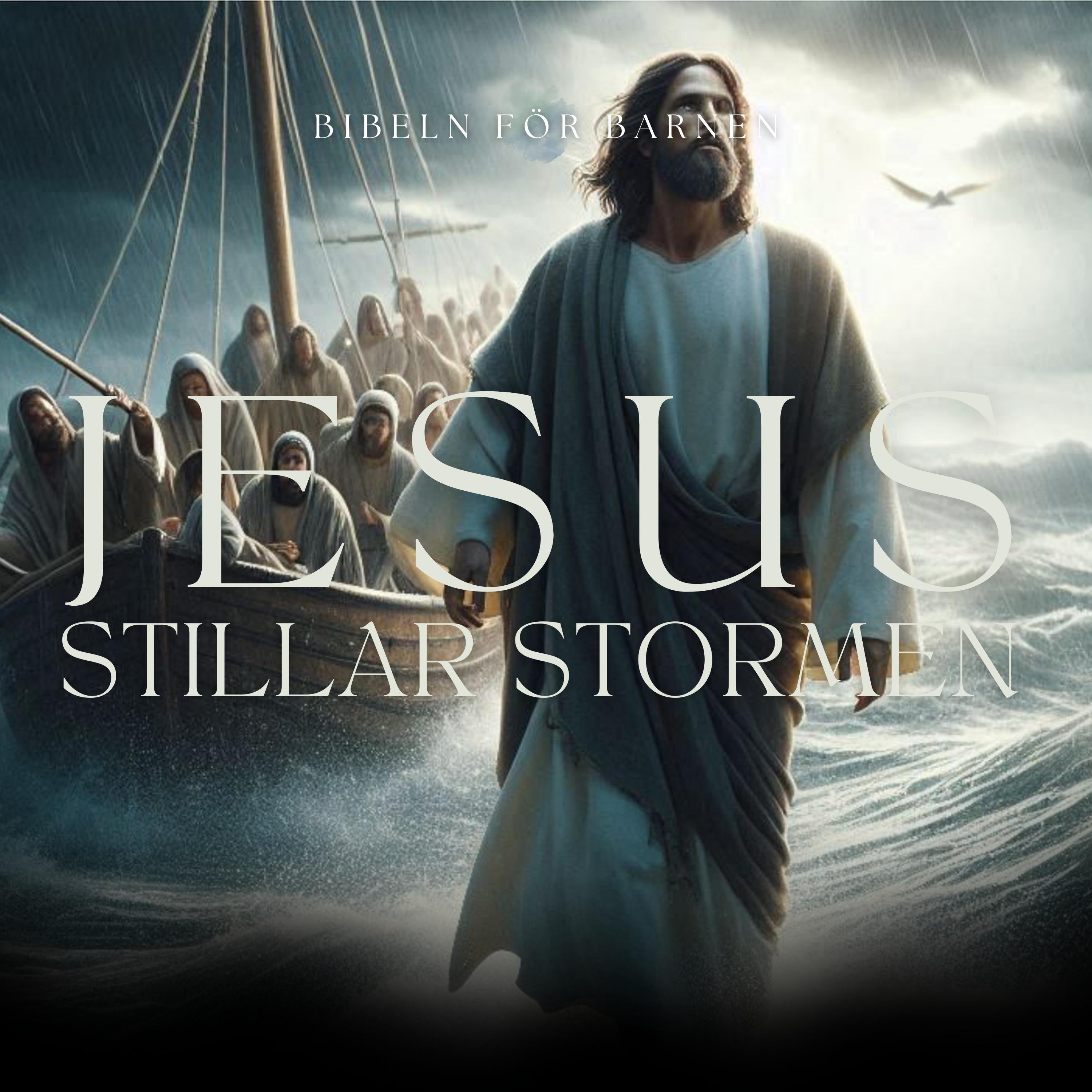 Jesus stillar stormen