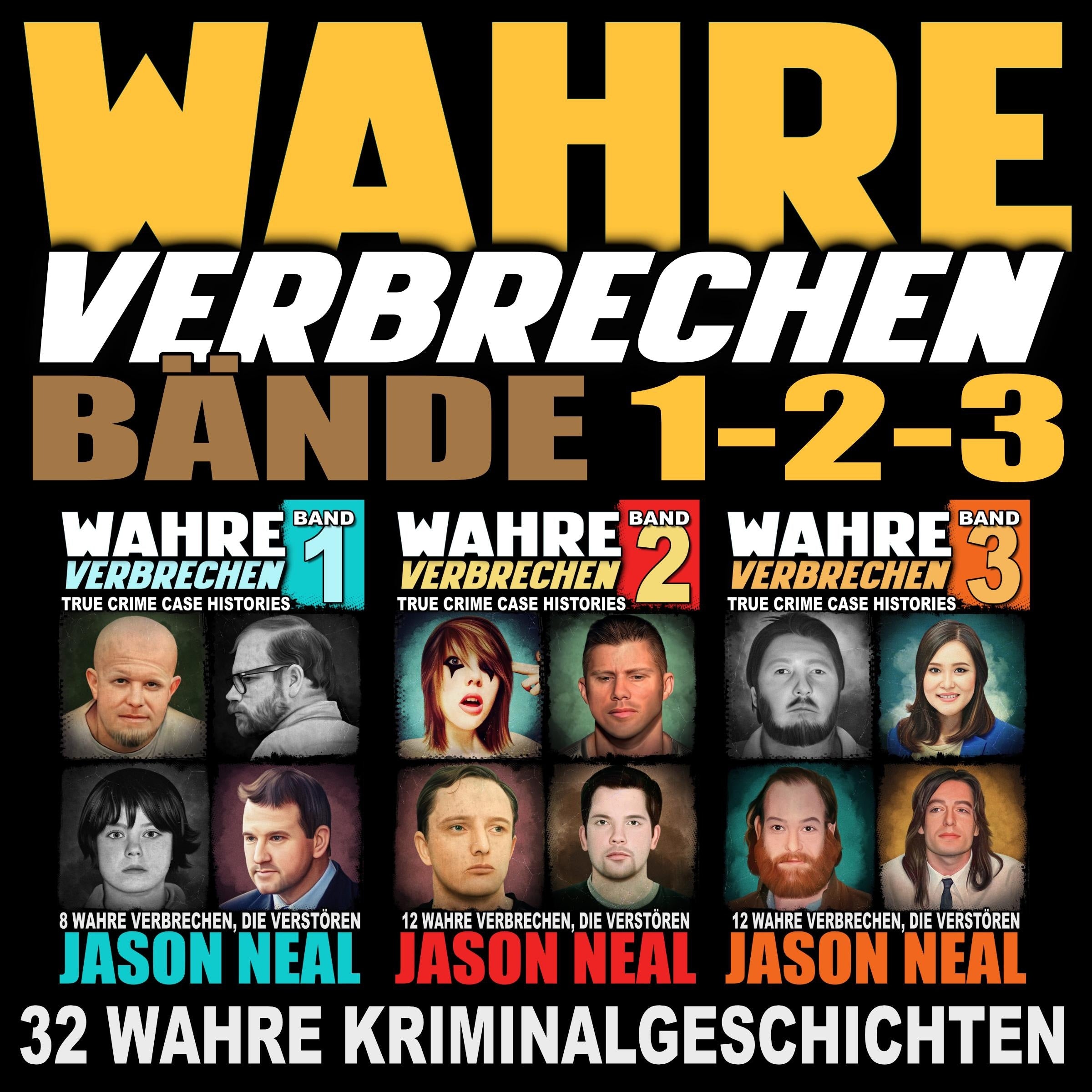 Wahre Verbrechen: Bände 1-2-3 (True Crime Case Histories)