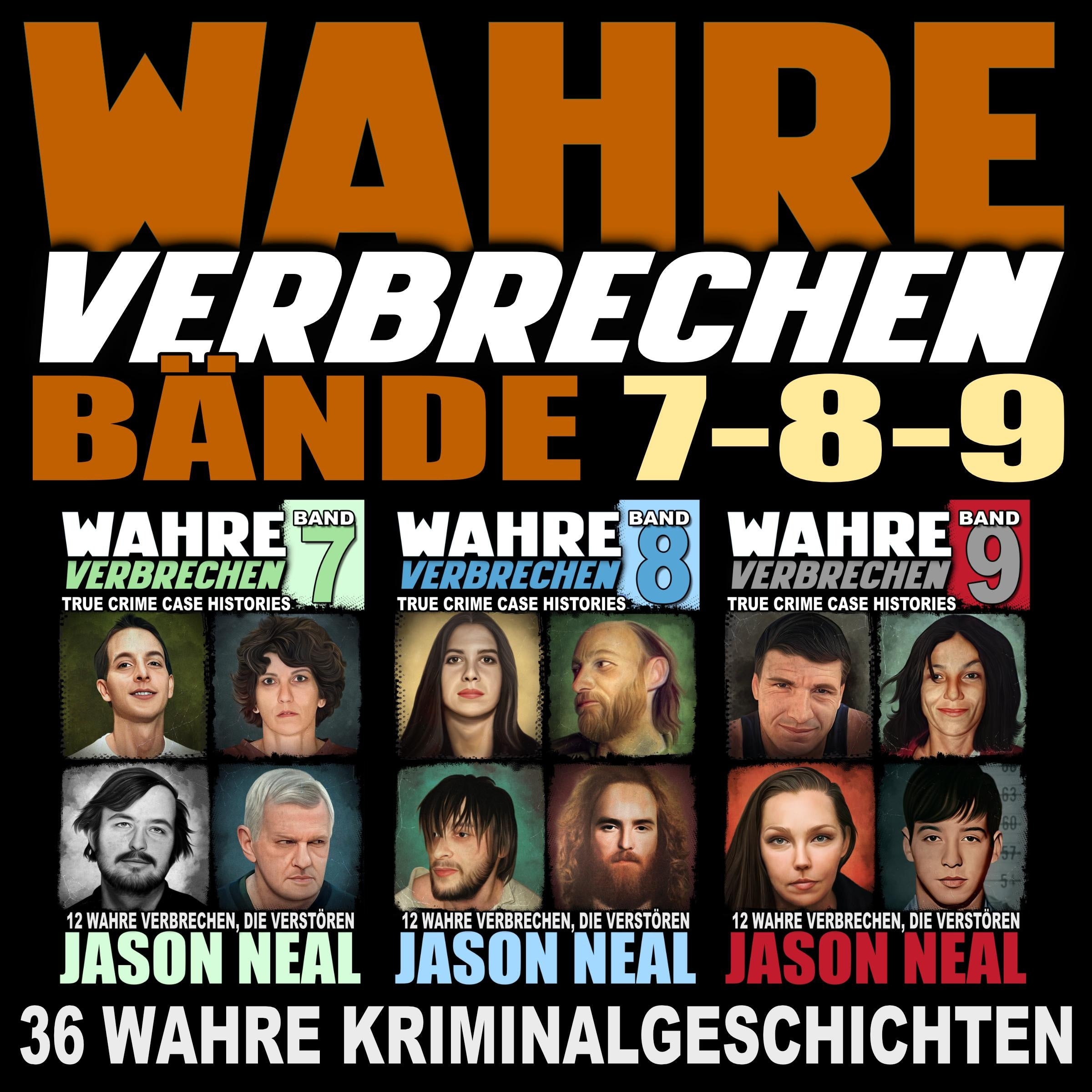 Wahre Verbrechen: Bände 7-8-9 (True Crime Case Histories)
