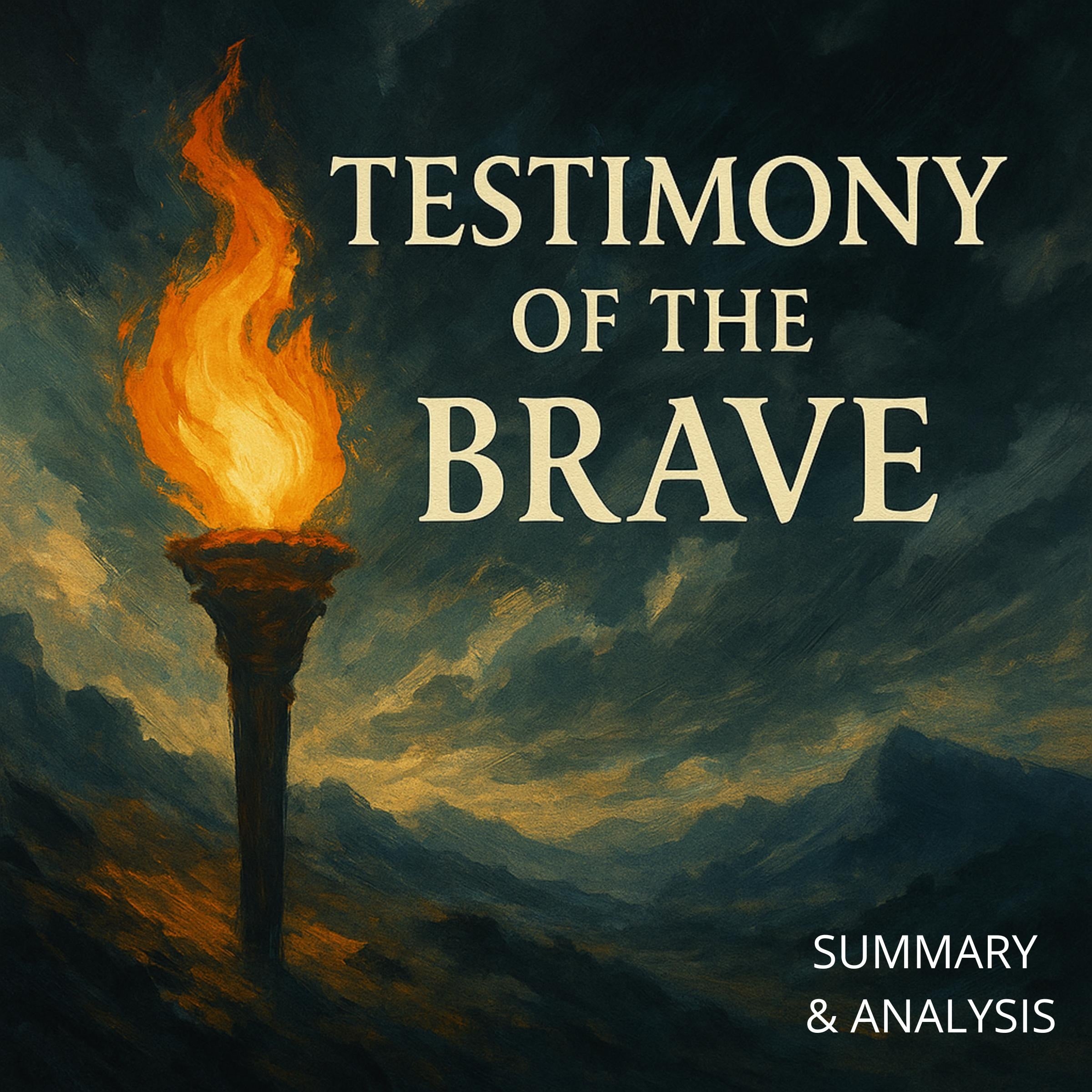 Testimony of the Brave: Book summary & analysis