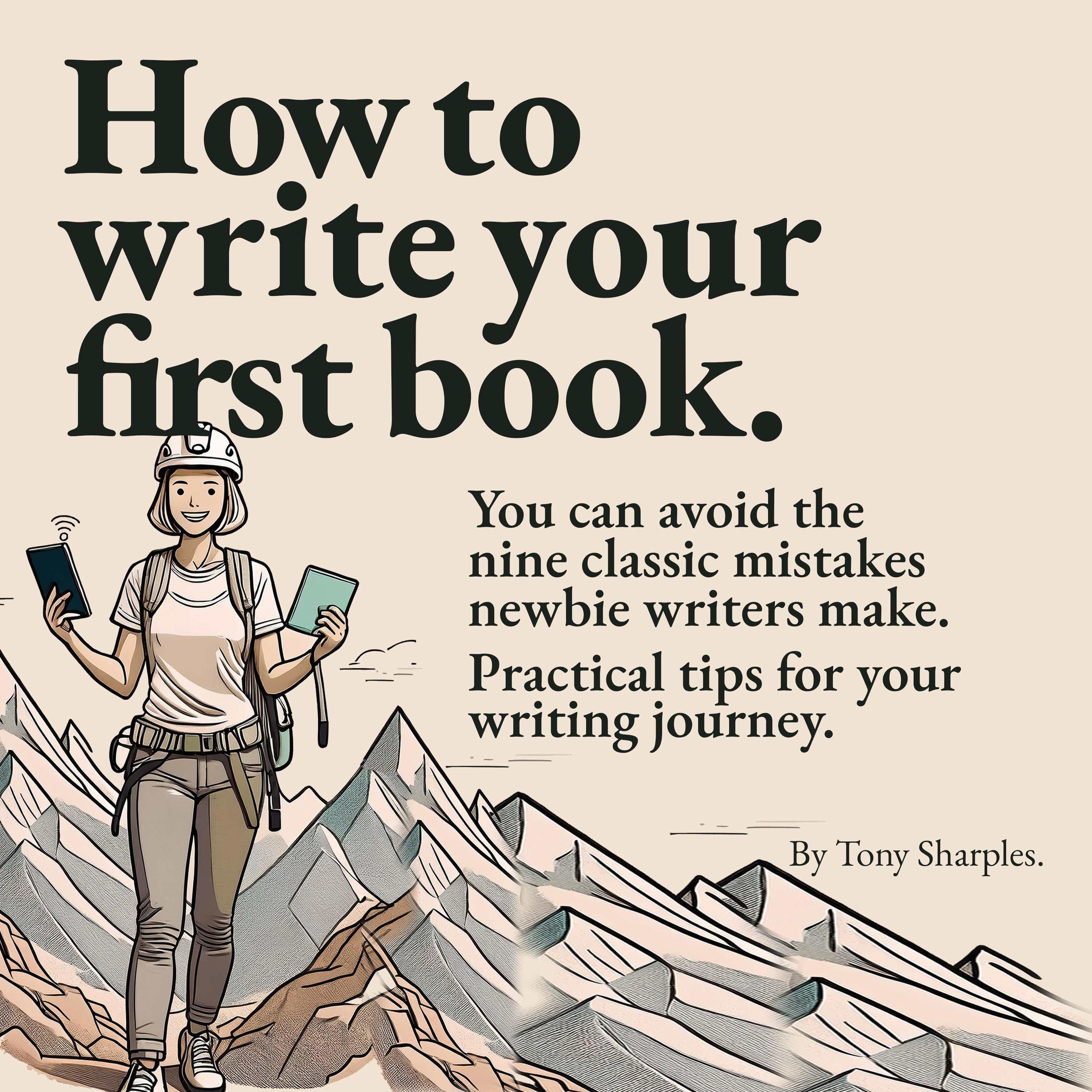 How to write your first book.
