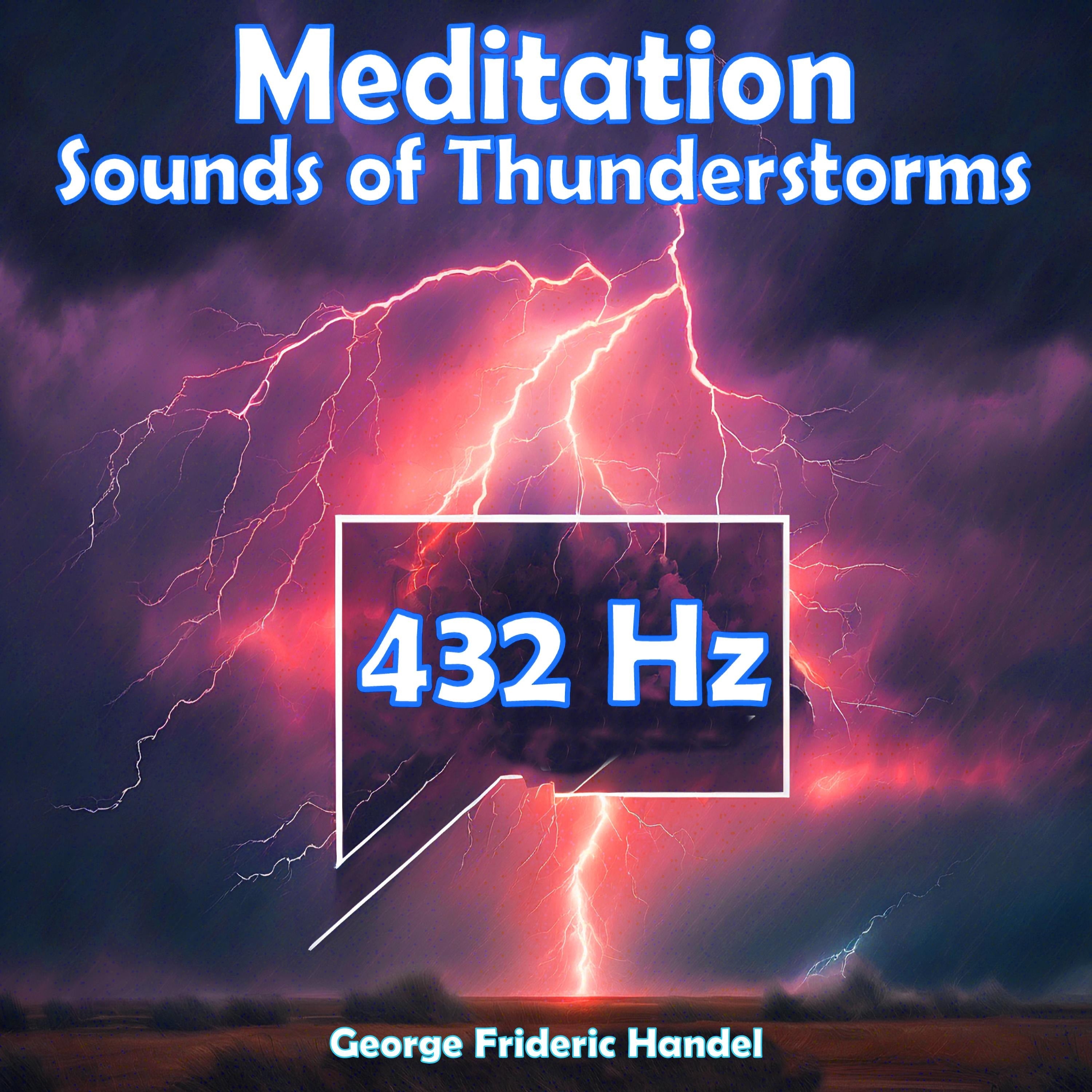 Meditation - Sounds of Thunderstorms (432 Hz Healing Music)