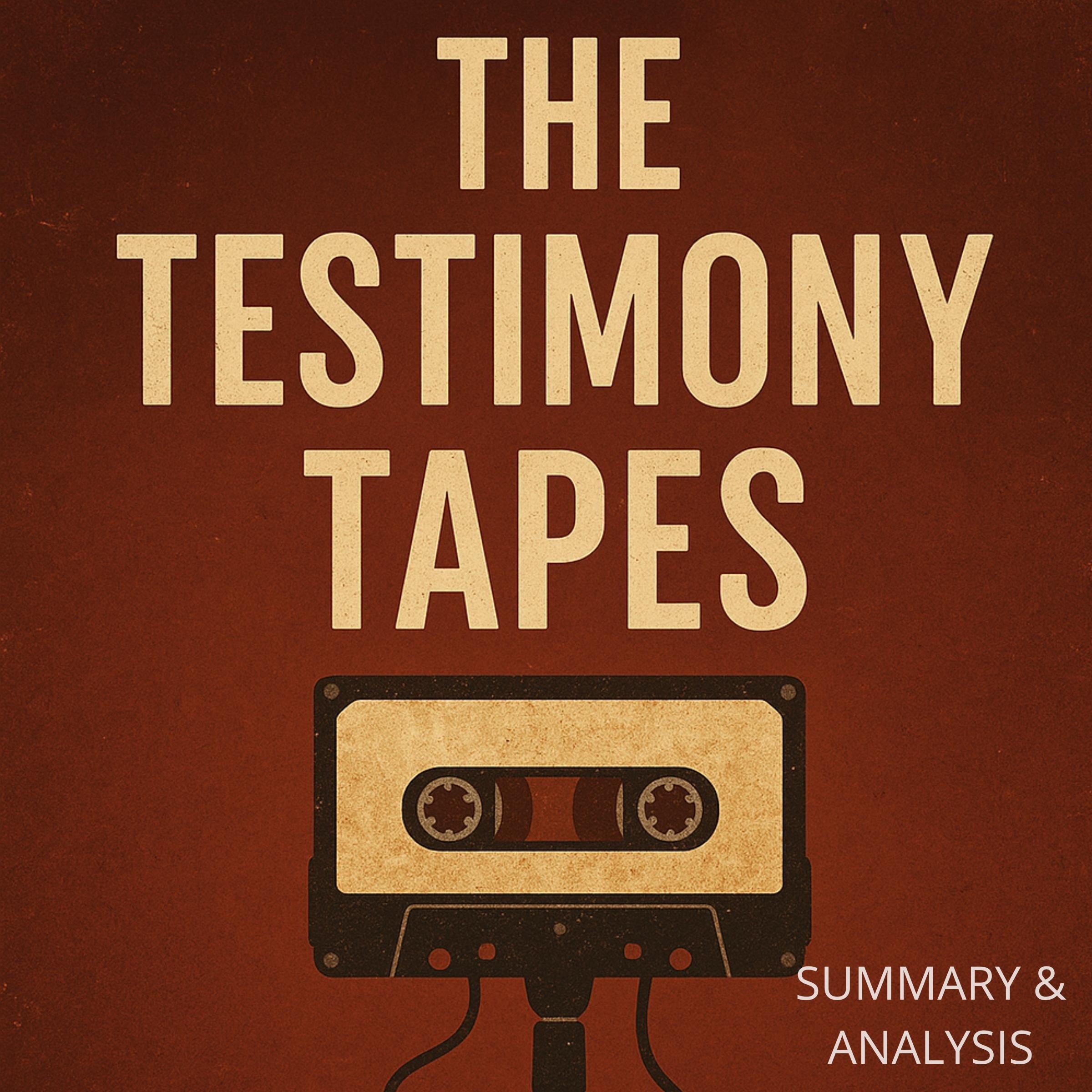 The Testimony Tapes: Book summary & analysis