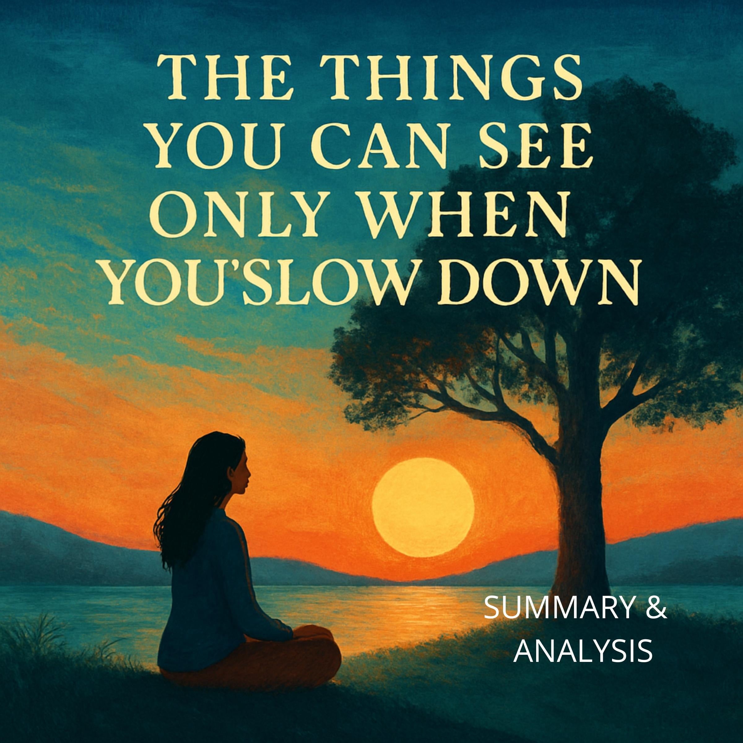 The Things You Can See Only When You Slow Down: Book summary & analysis
