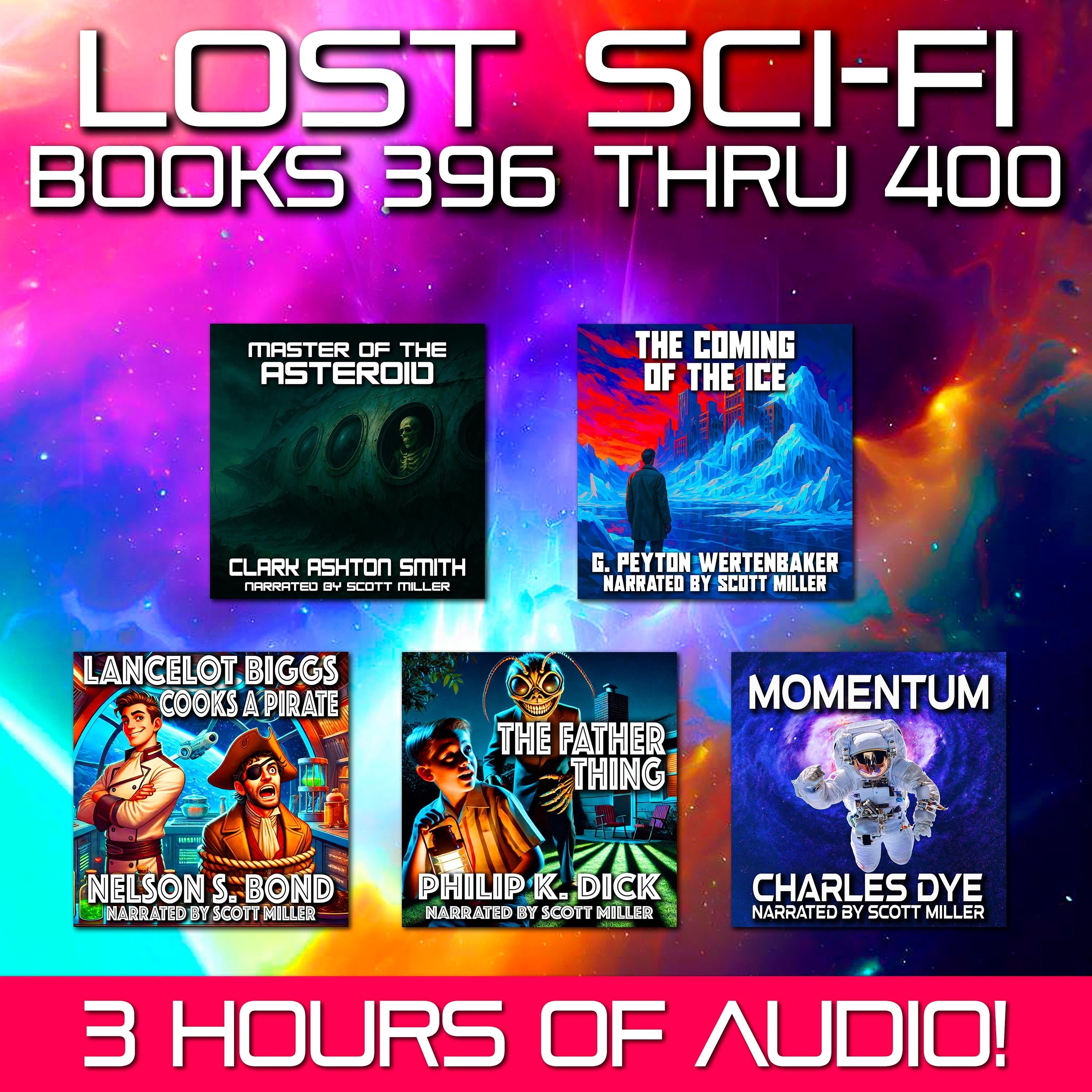 Lost Sci-Fi Books 396 thru 400 - Four Vintage Sci-Fi Short Stories from the 1930s, 40s, 50s and 60s and one from 1926