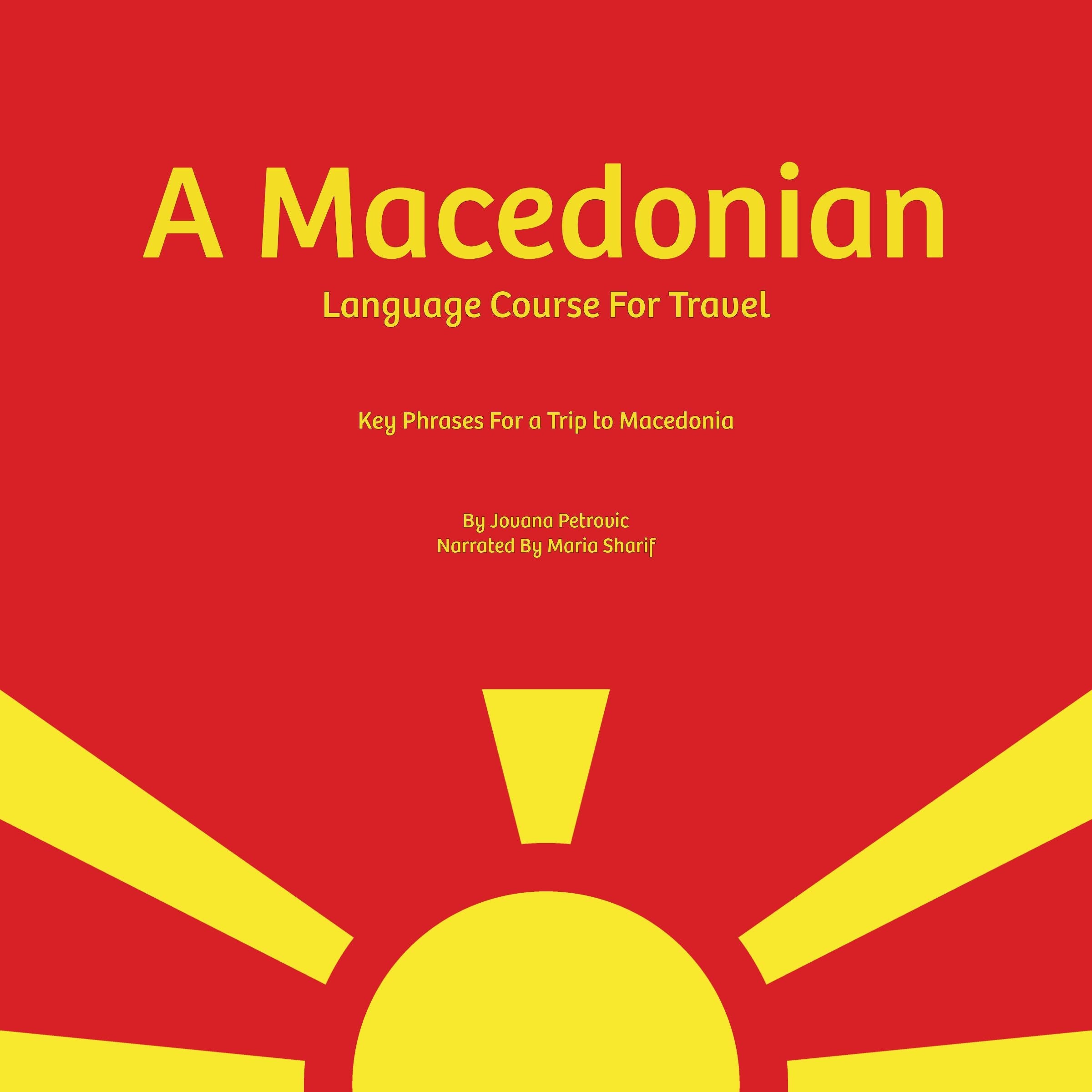 A Macedonian Language Course for Travel