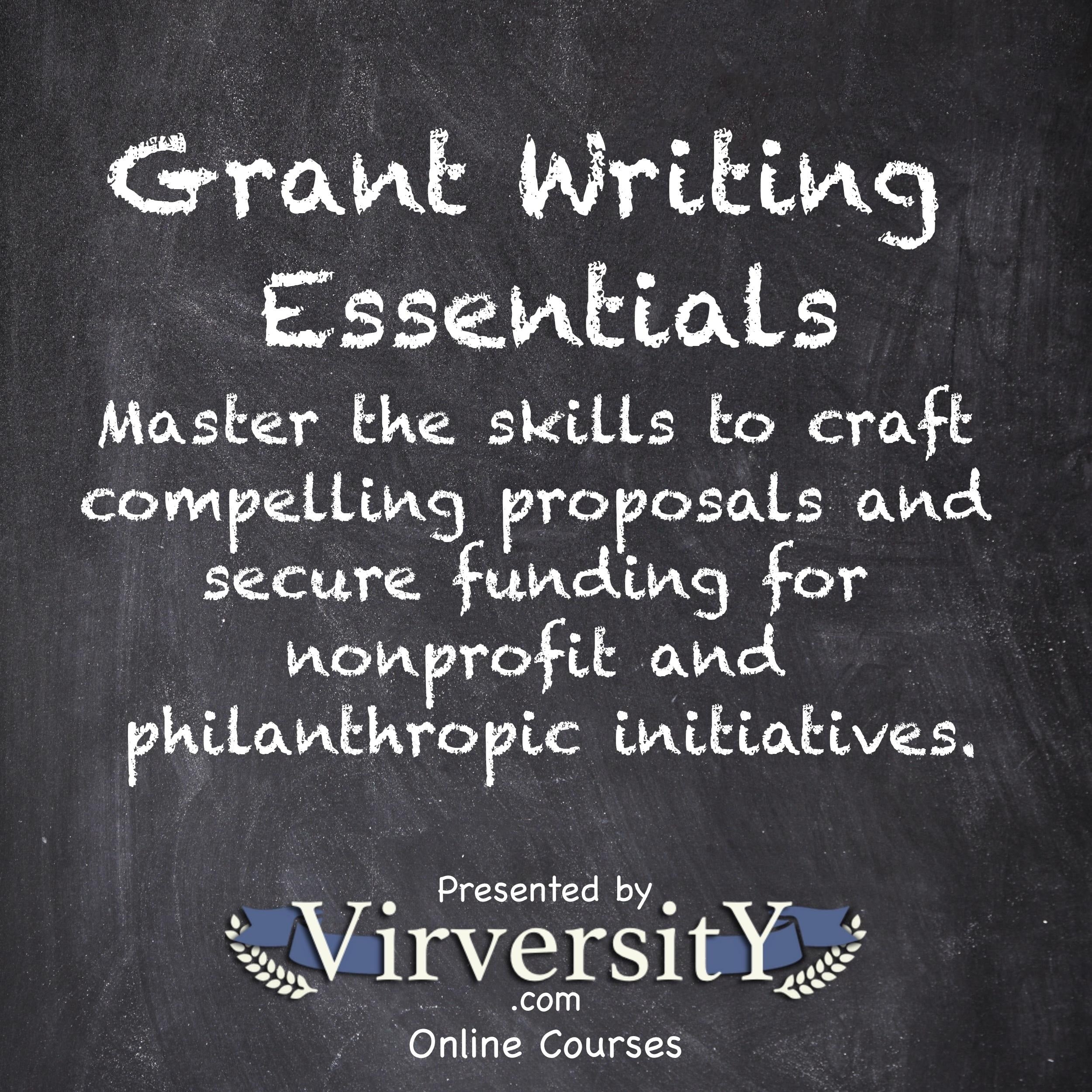 Grant Writing Essentials