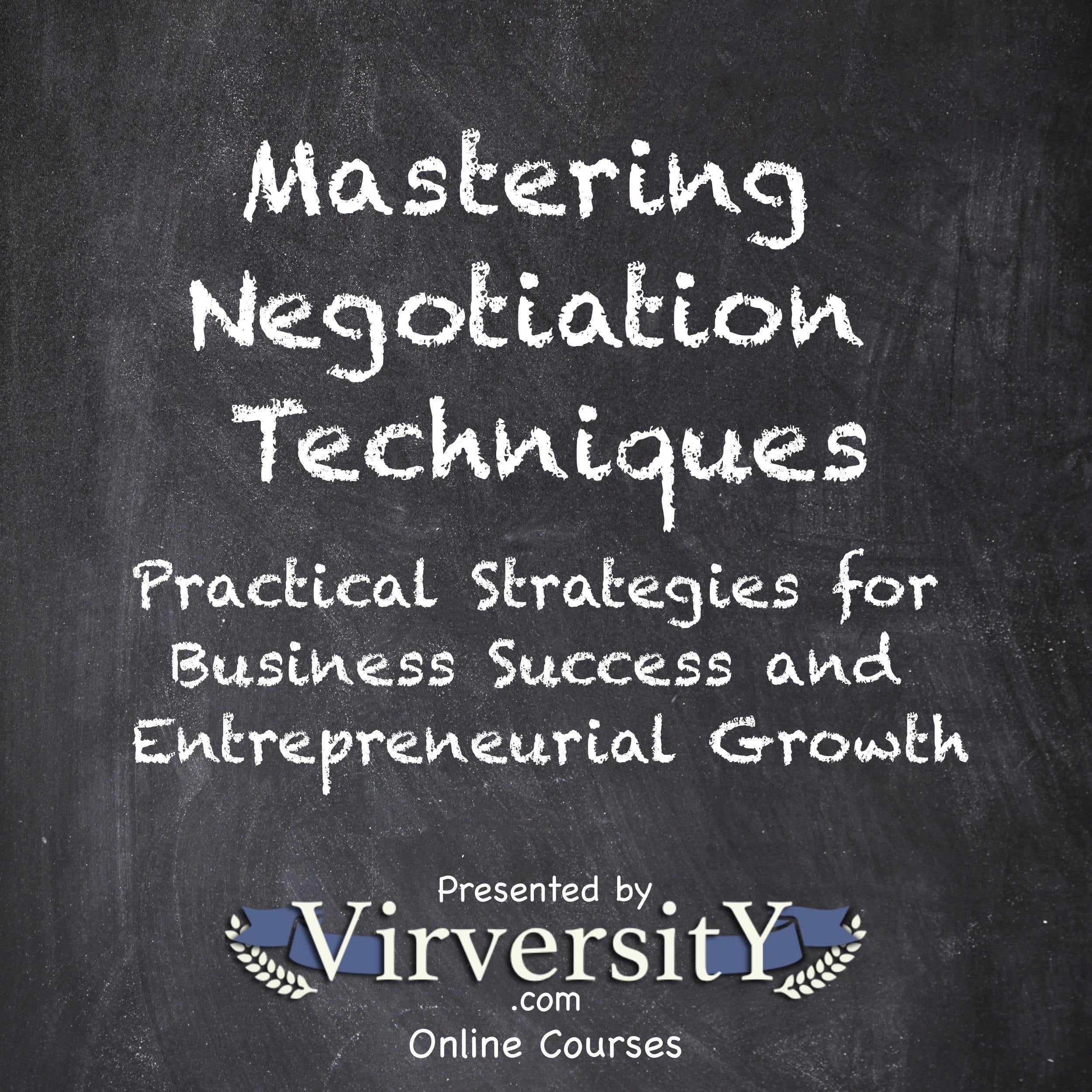 Mastering Negotiation Techniques