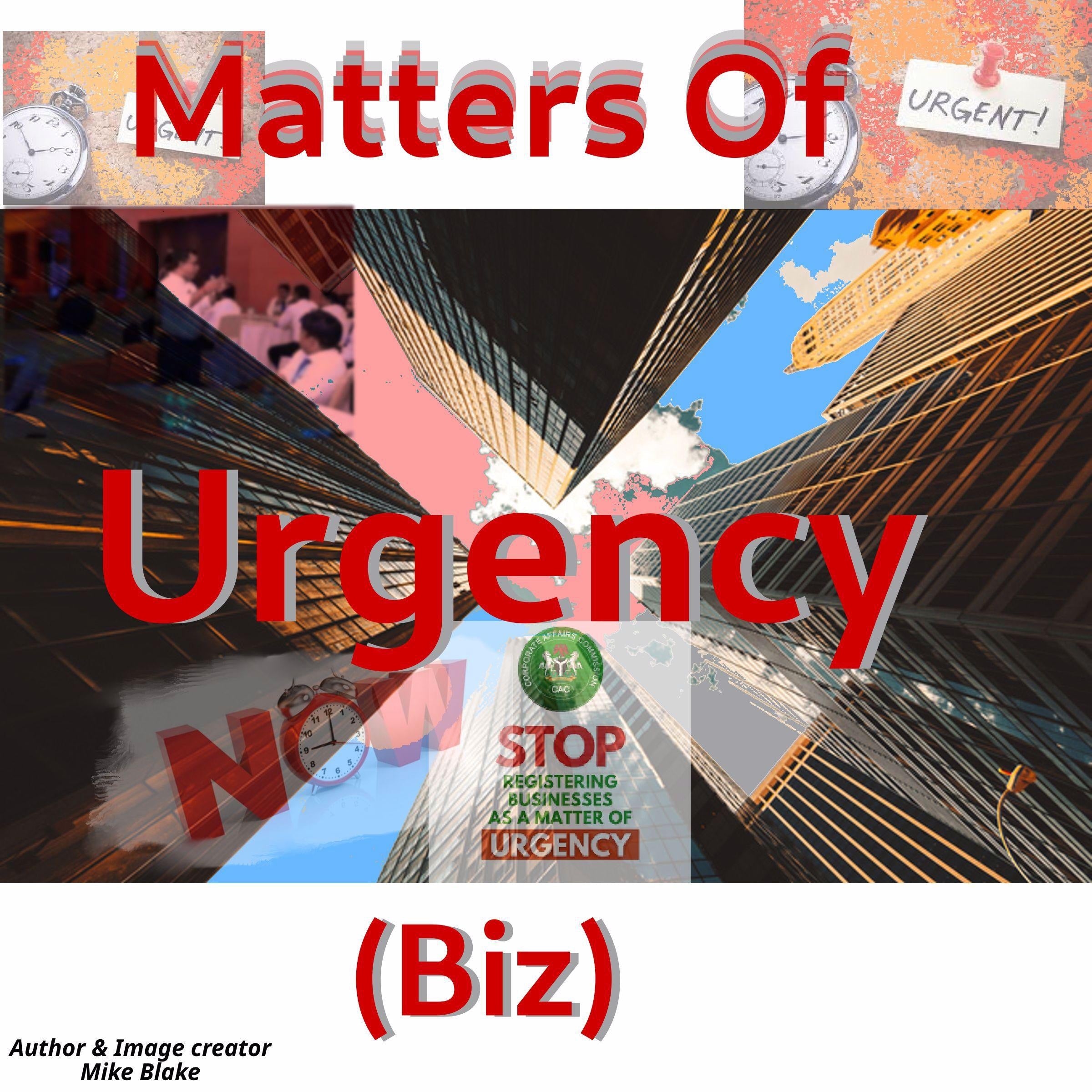 Matters Of Urgency (Biz)