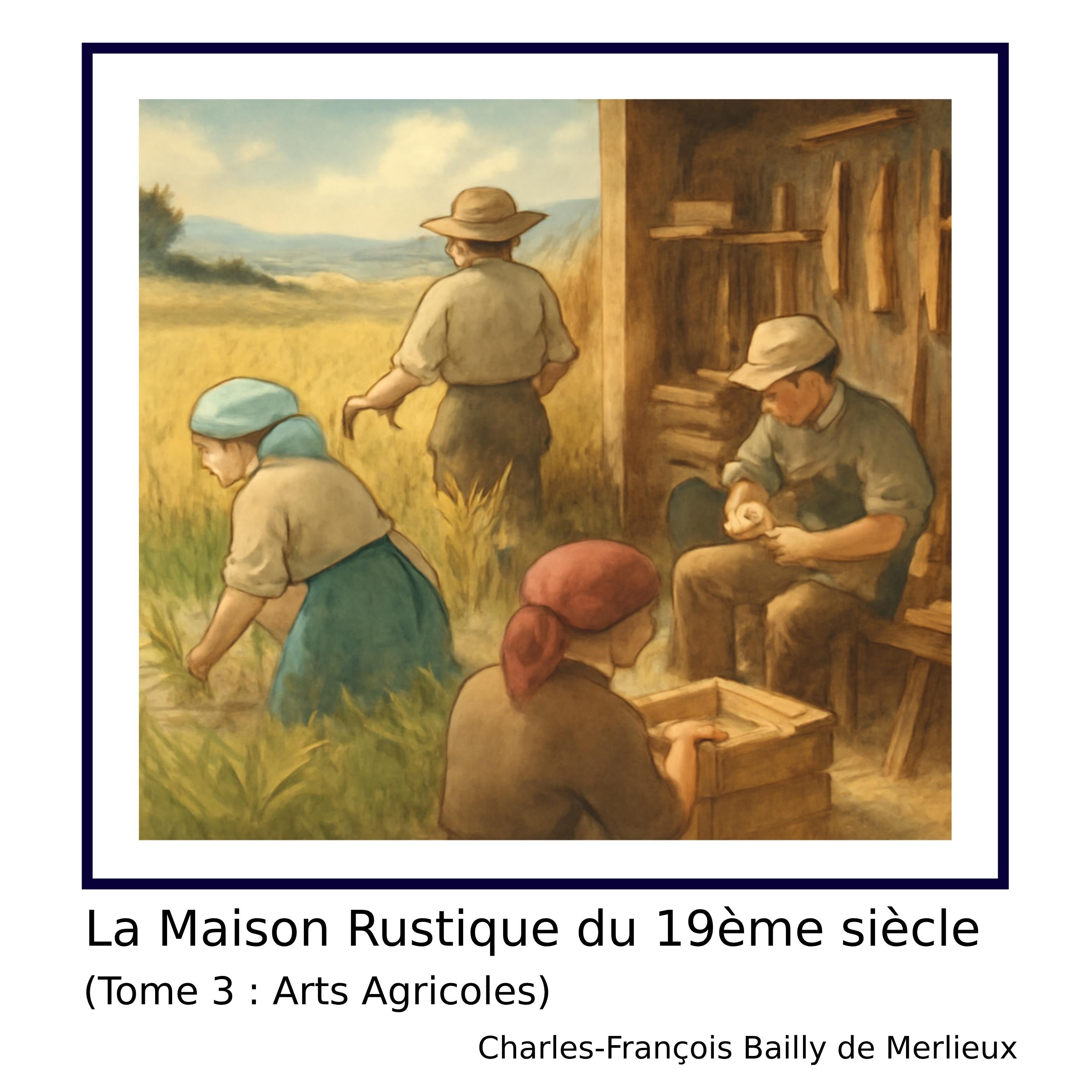 La Maison Rustique du 19ème siècle (Tome 3 : Arts Agricoles)