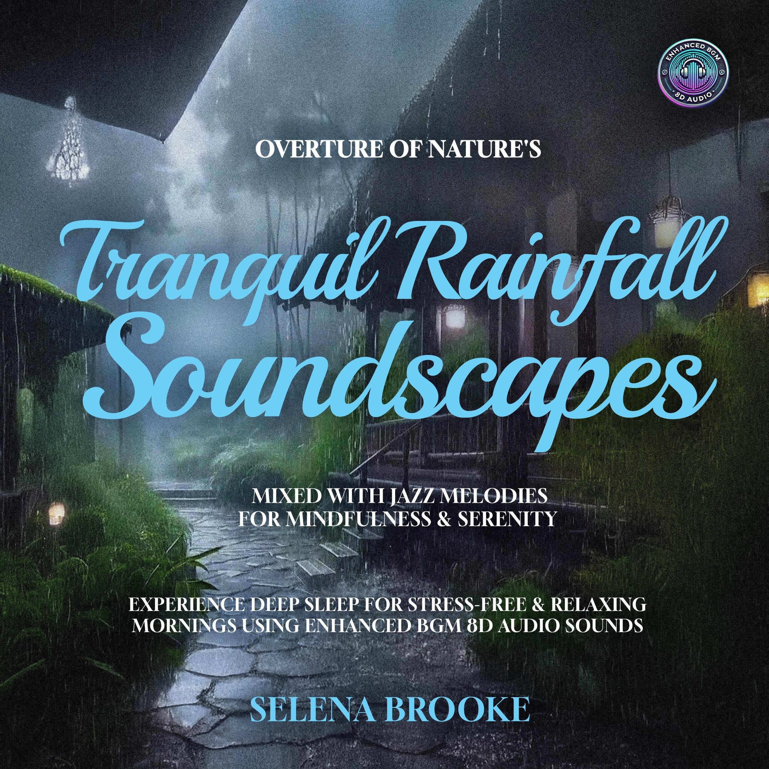 Overture of Nature's Tranquil Rainfall Soundscapes Mixed with Jazz Melodies for Mindfulness & Serenity