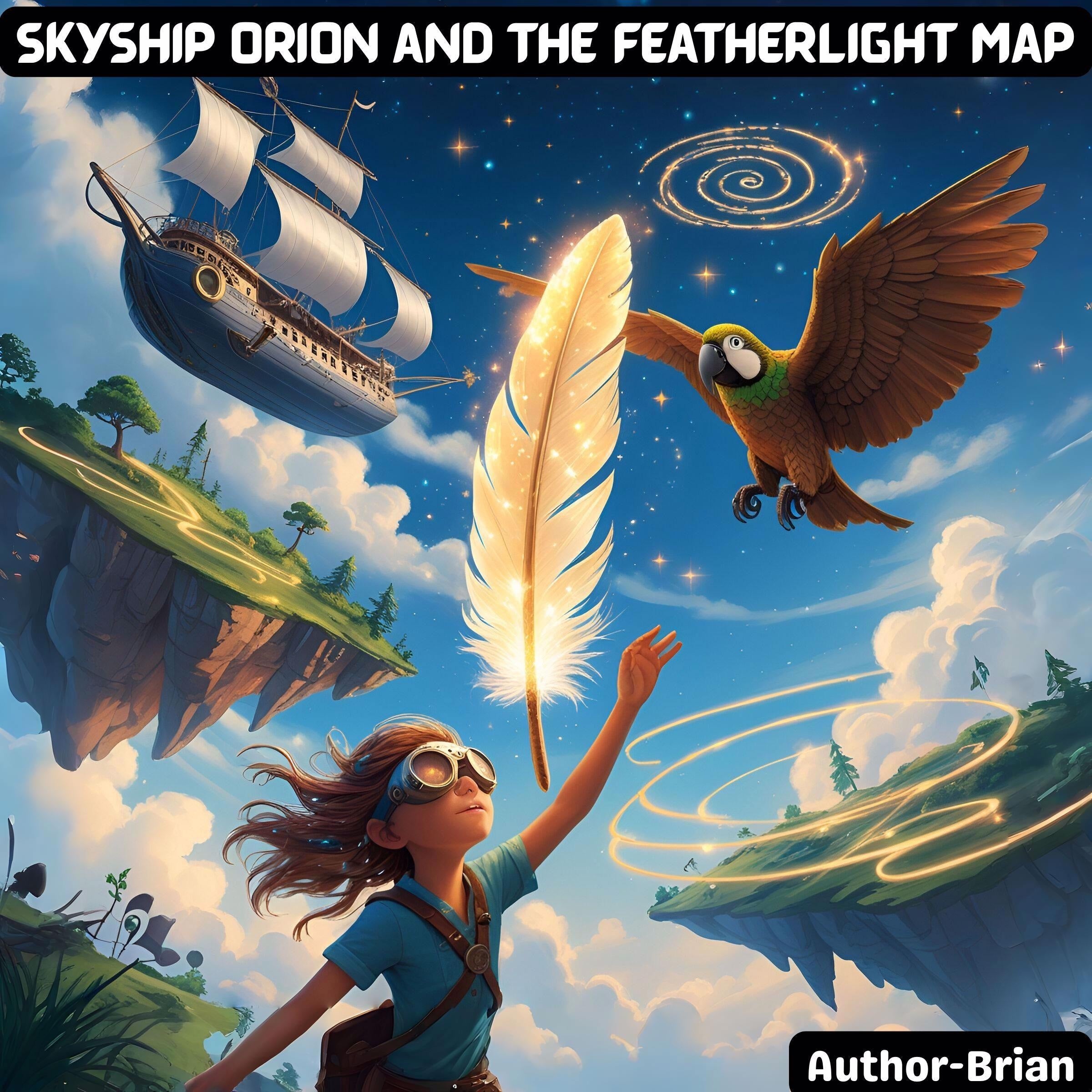 Skyship Orion and the Featherlight Map