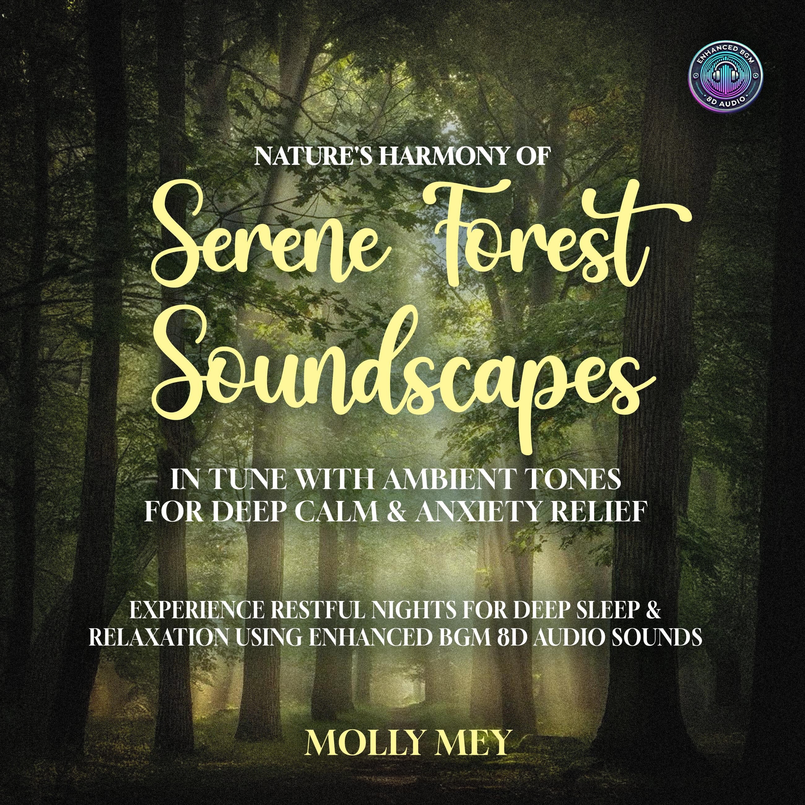 Nature's Harmony of Serene Forest Soundscapes In Tune with Ambient Tones for Deep Calm & Anxiety Relief