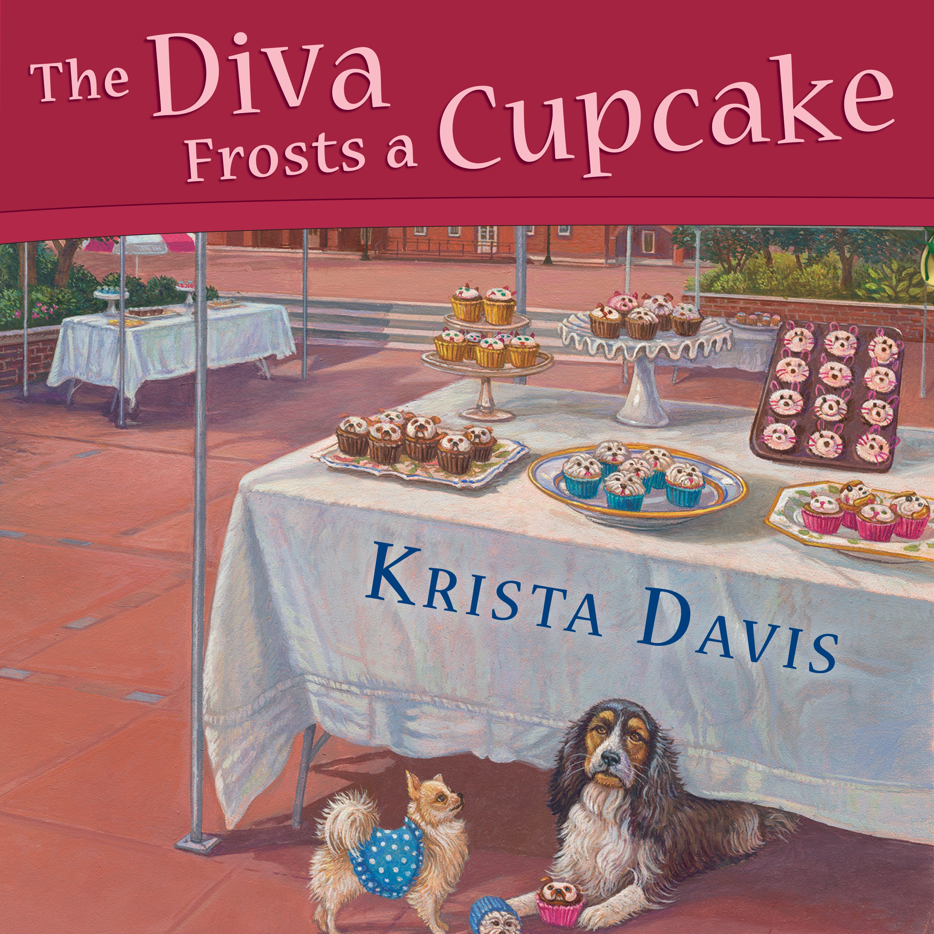 The Diva Frosts a Cupcake