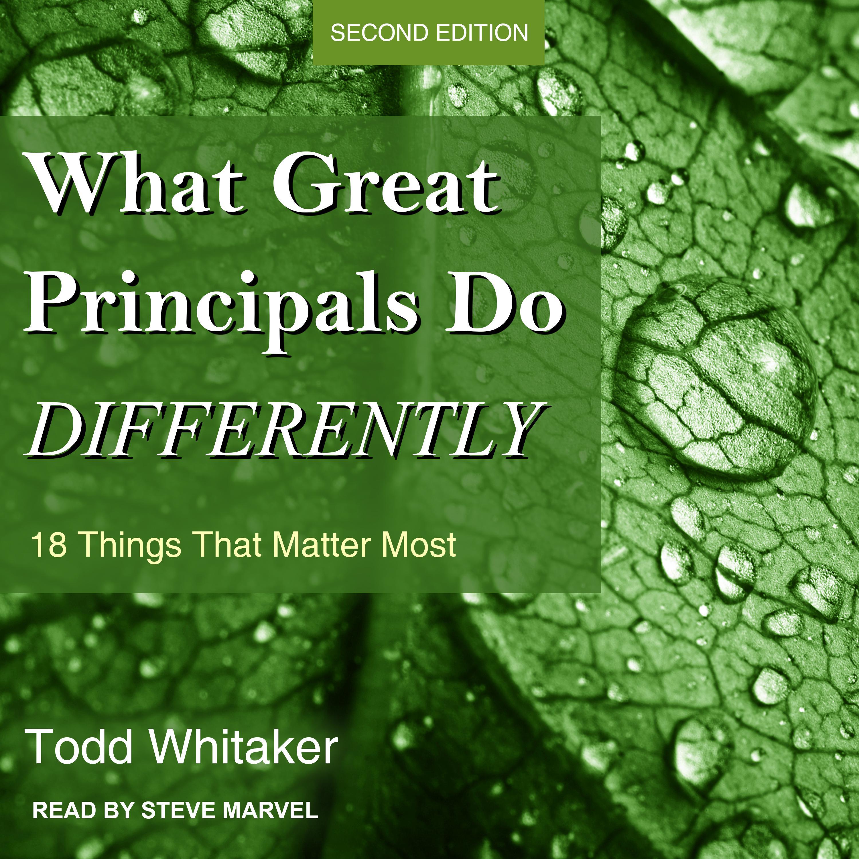 What Great Principals Do Differently