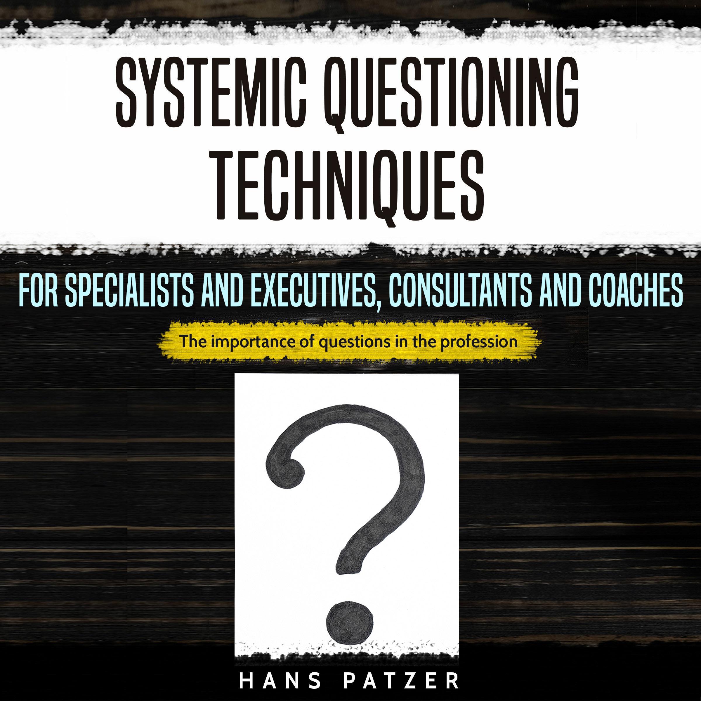Systemic Questioning Techniques for Specialists and Executives, Consultants and Coaches