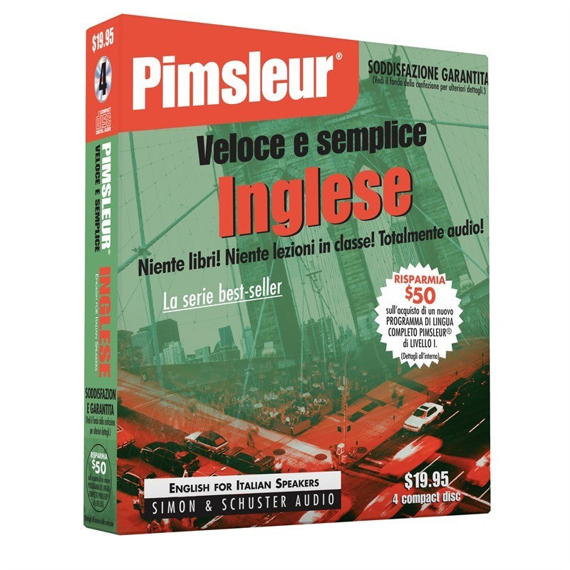 Pimsleur English for Italian Speakers Quick & Simple Course - Level 1 Lessons 1-8