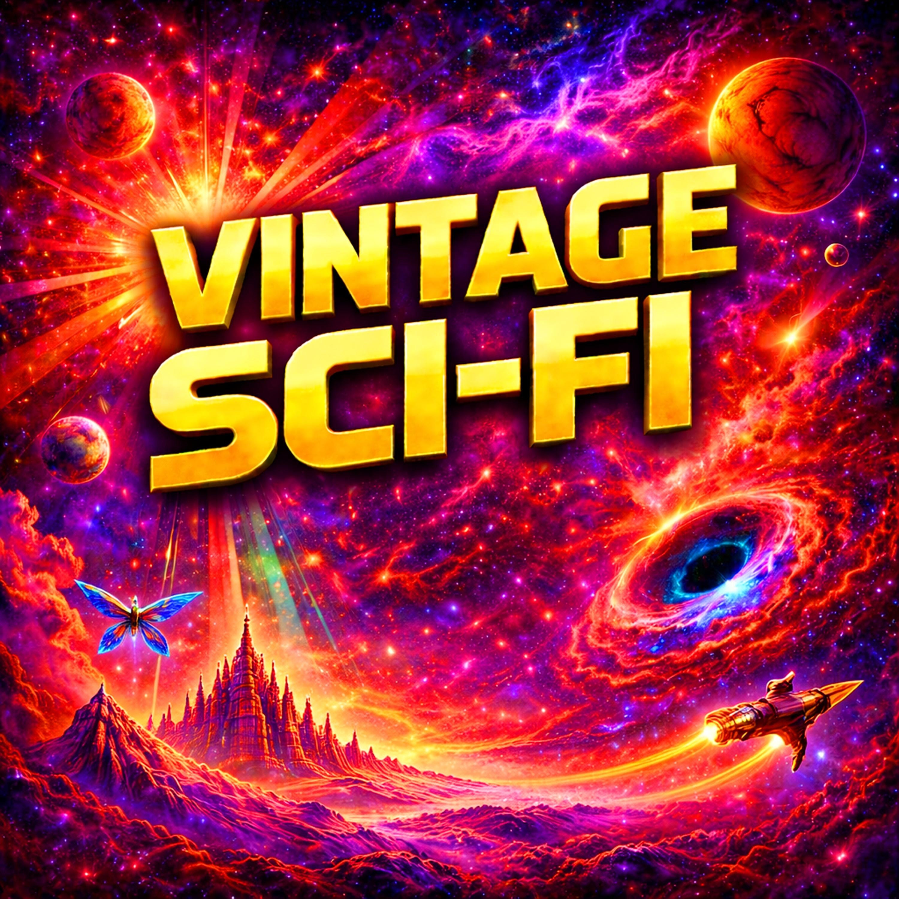 Vintage Sci-Fi - 21 Classic Science Fiction Short Stories from Philip K. Dick, Ray Bradbury, Evan Hunter and more