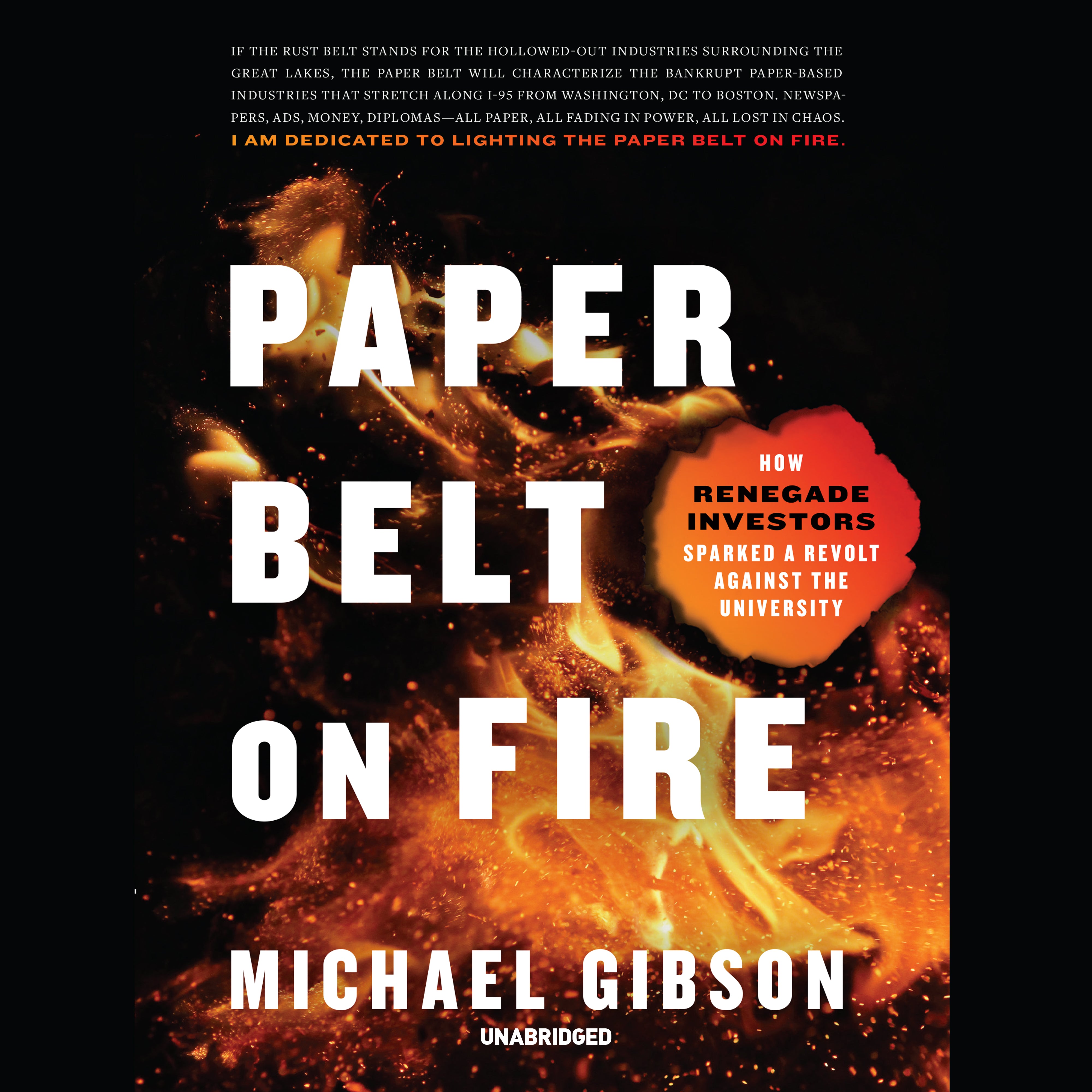 Paper Belt on Fire
