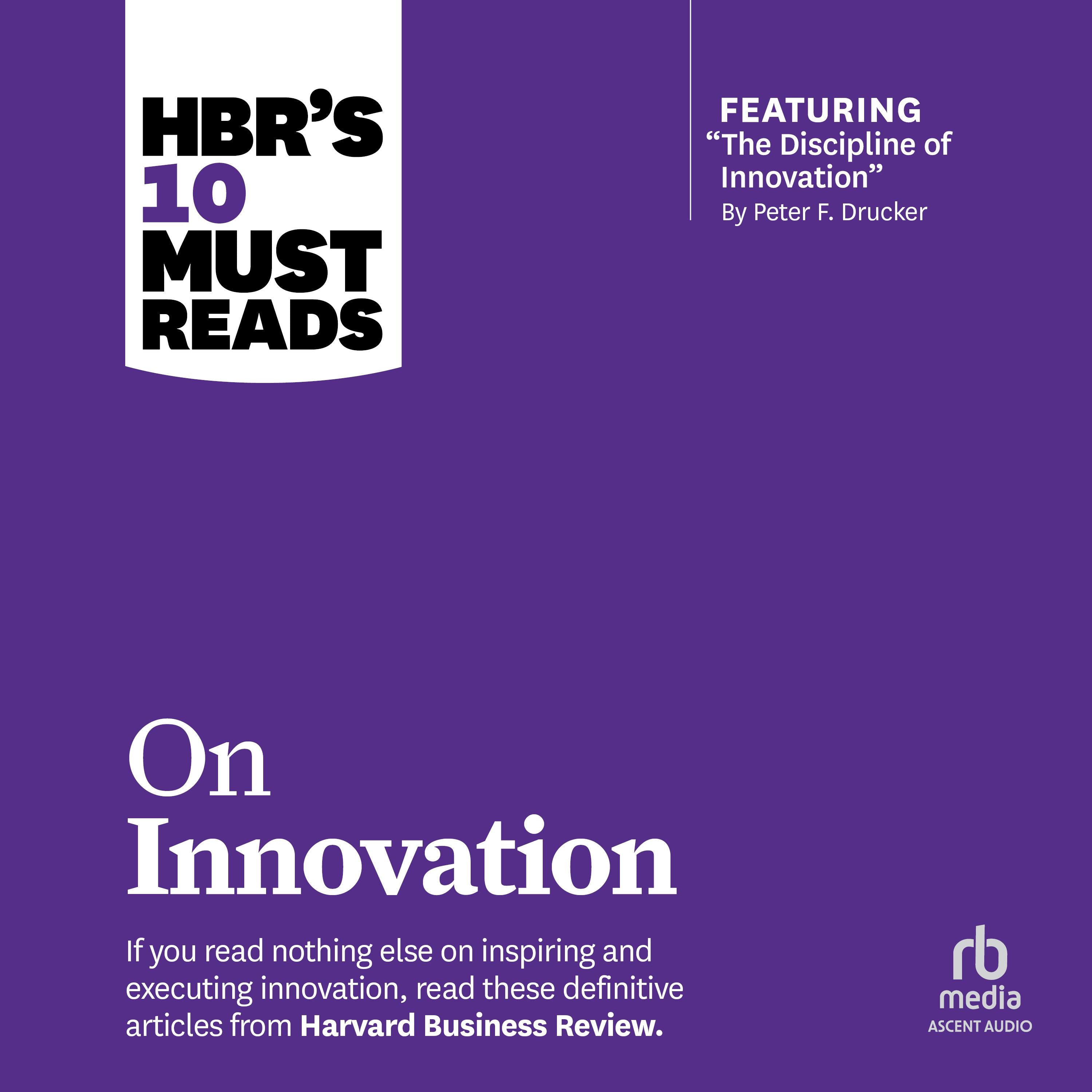 HBR's 10 Must Reads on Innovation