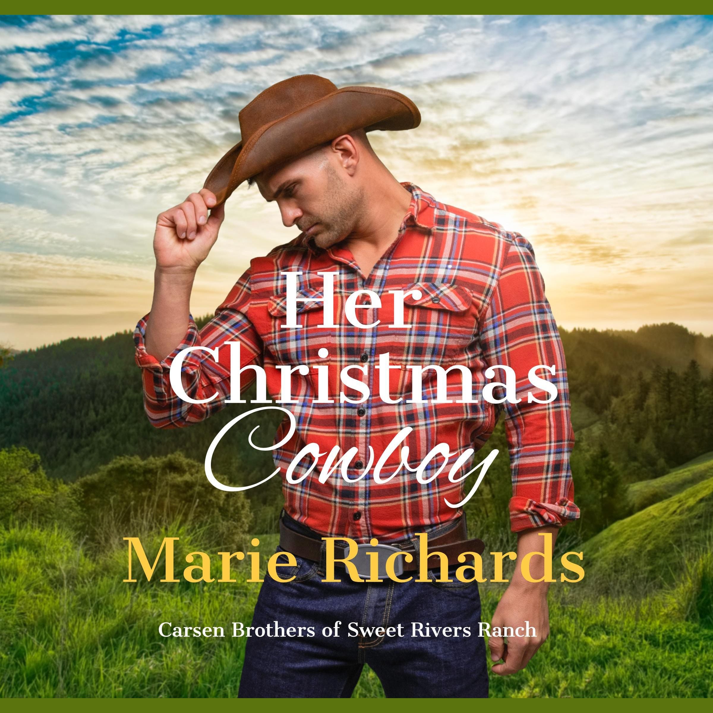 Her Christmas Cowboy - A Sweet Clean Marriage of Convenience Western Romance