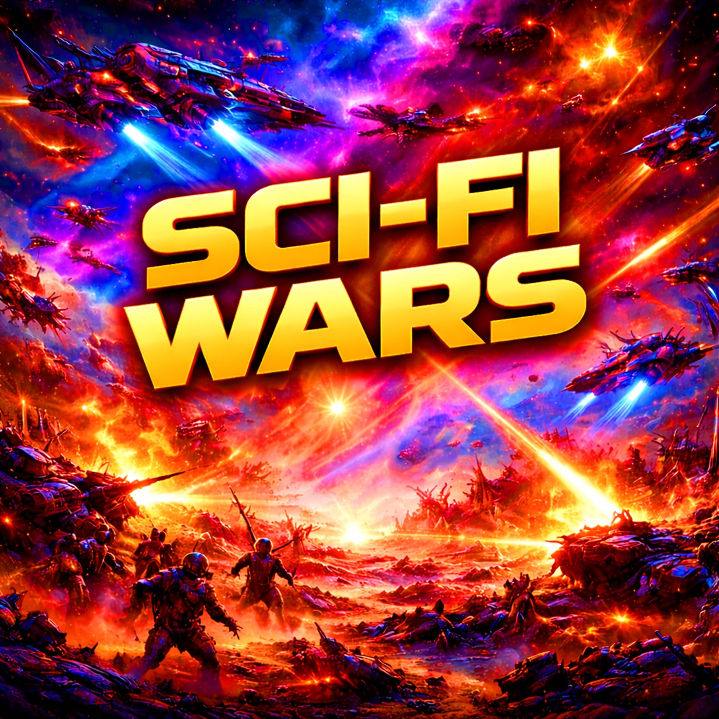 Sci-Fi Wars - 9 Science Fiction Short Stories by Philip K. Dick, Ray Bradbury, Murray Leinster, Fritz Leiber and more