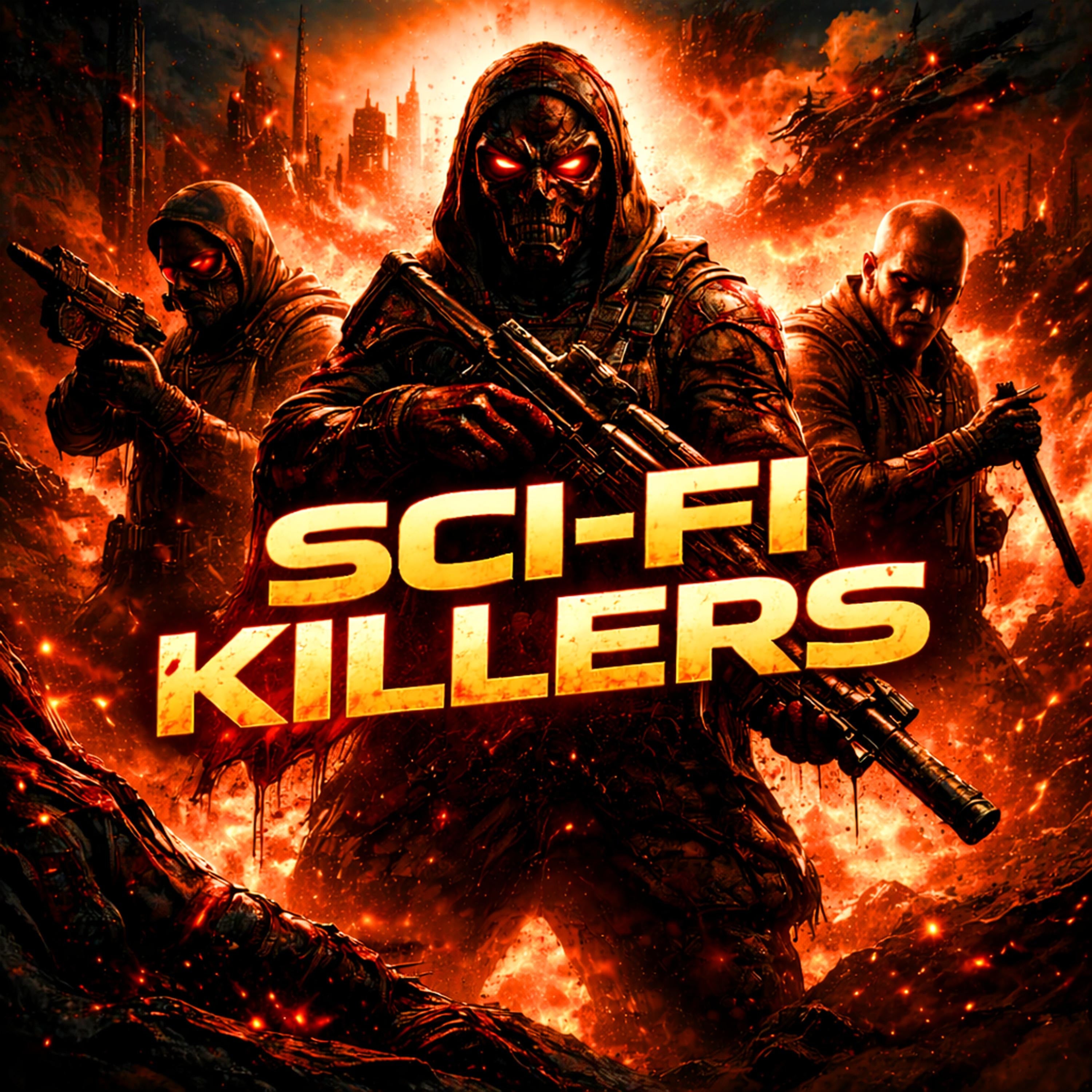 Sci-Fi Killers - 14 Killer Science Fiction Short Stories by Philip K. Dick, Robert Silverberg, Harry Harrison, Fritz Leiber and more