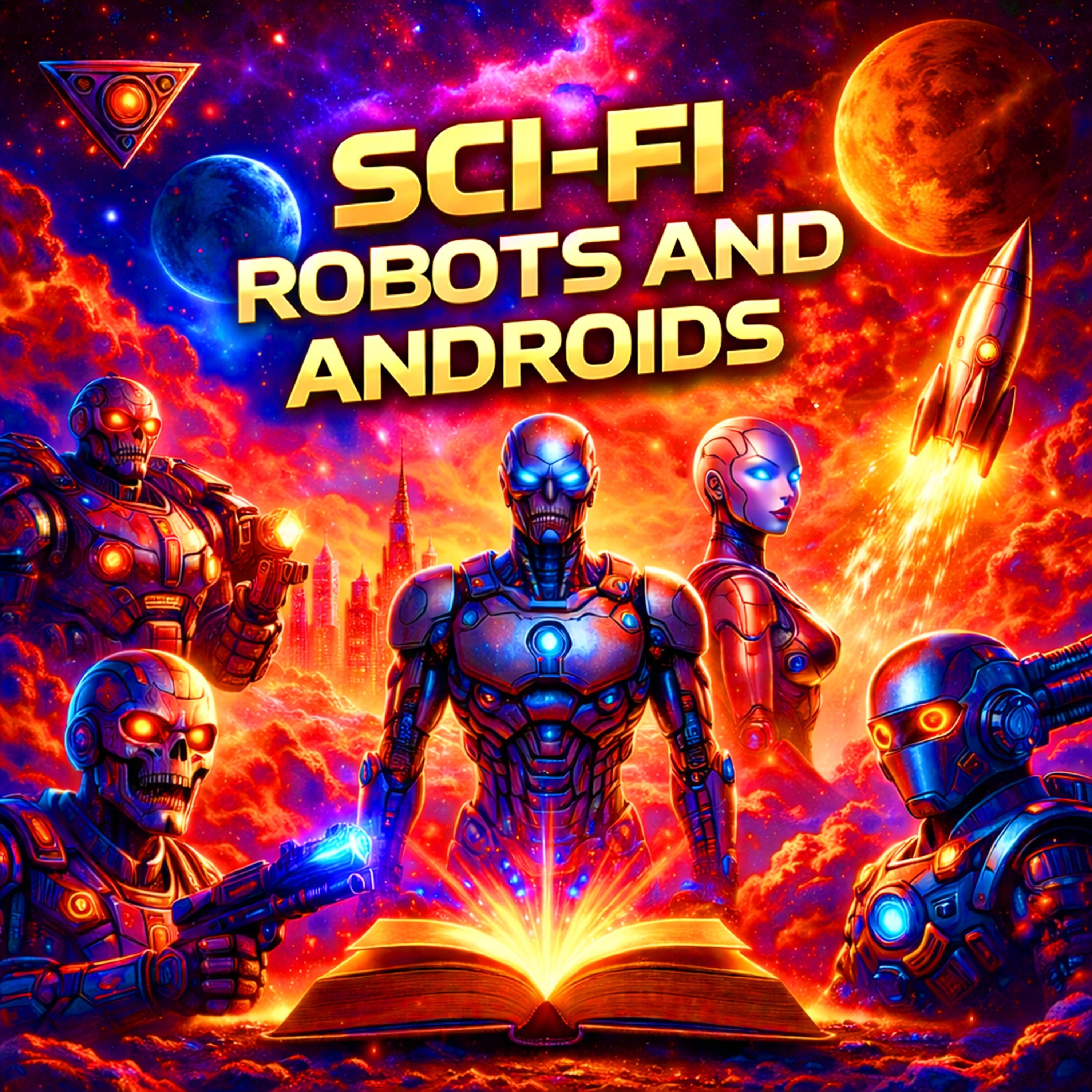 Sci-Fi Robots and Androids - 10 Science Fiction Short Stories by Isaac Asimov, Philip K. Dick, Robert Silverberg, Harry Harrison and more