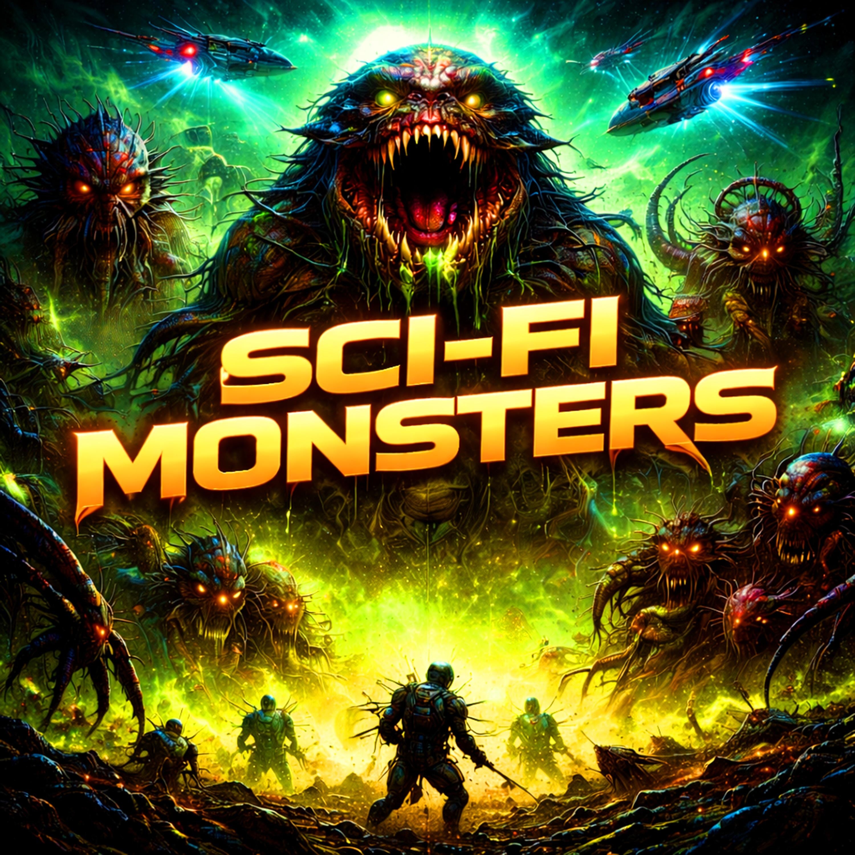 Sci-Fi Monsters - 7 Science Fiction Short Stories by Ray Bradbury, Robert Silverberg, Frederik Pohl and more