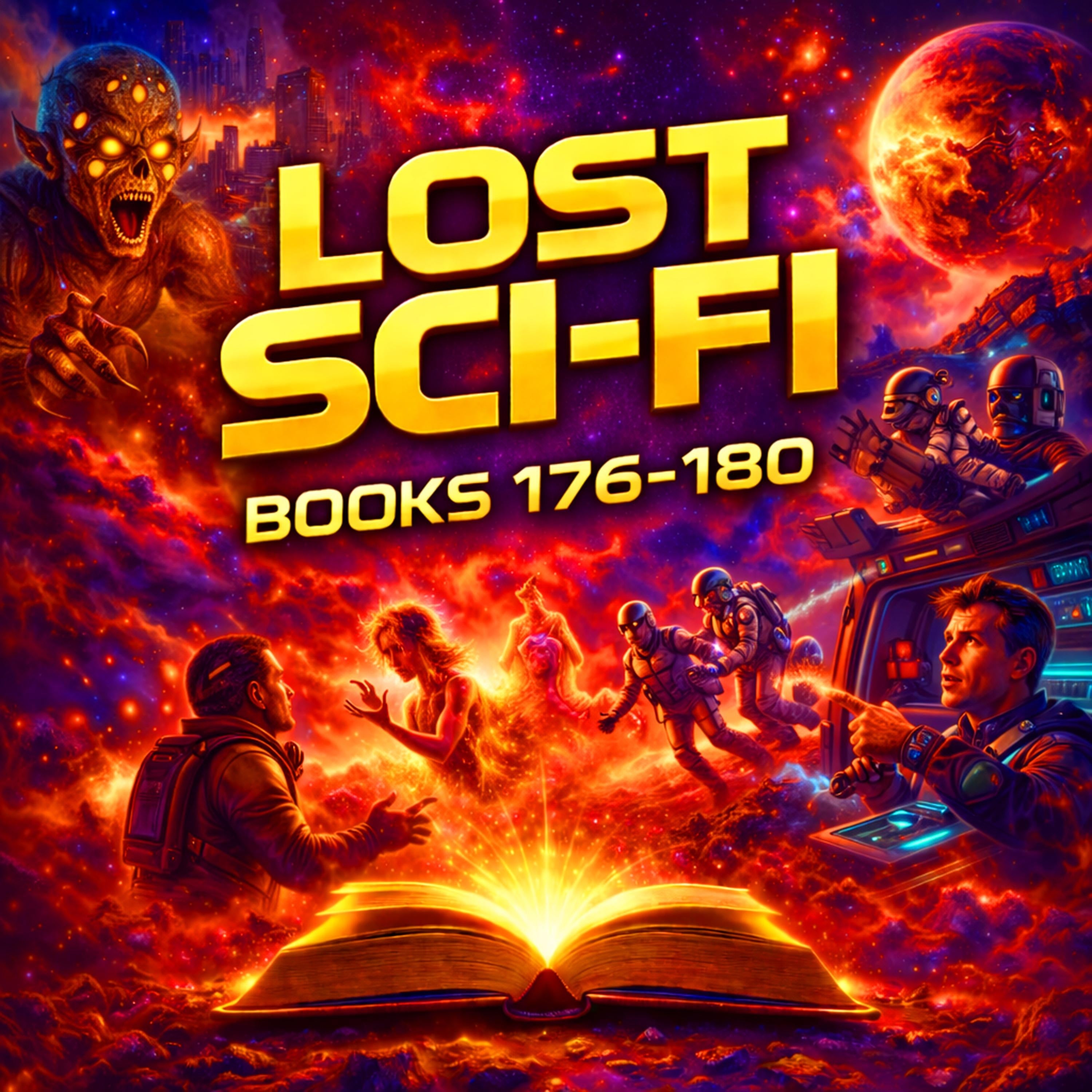 Lost Sci-Fi Books 176 thru 180 - Five Lost Sci-Fi Short Stories from the 1930s, 40s, 50s and 60s