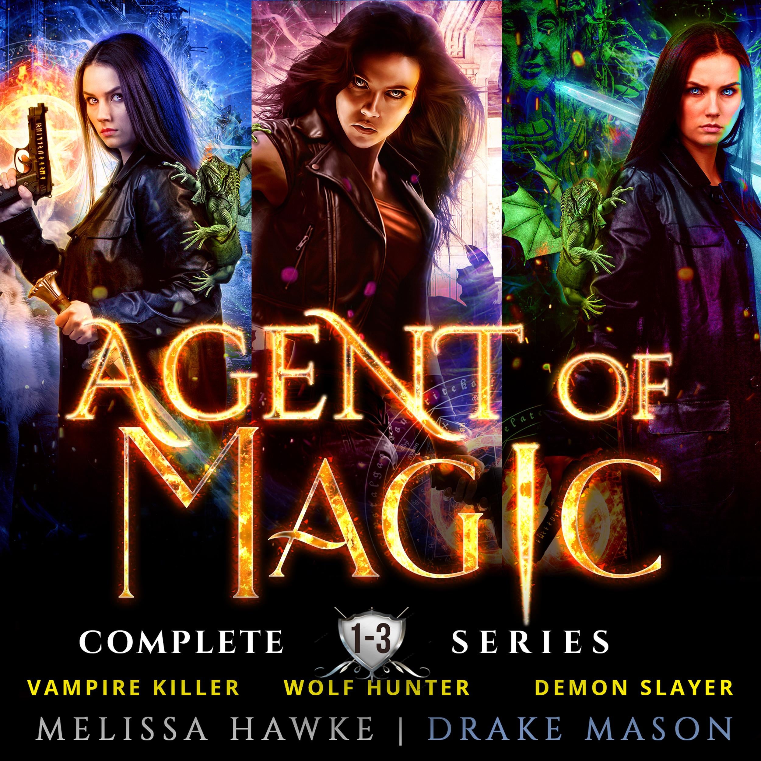 Dark Urban Fantasy Romance with a Supernatural Bounty Hunter: Agent of Magic Series (Books 1 - 3)