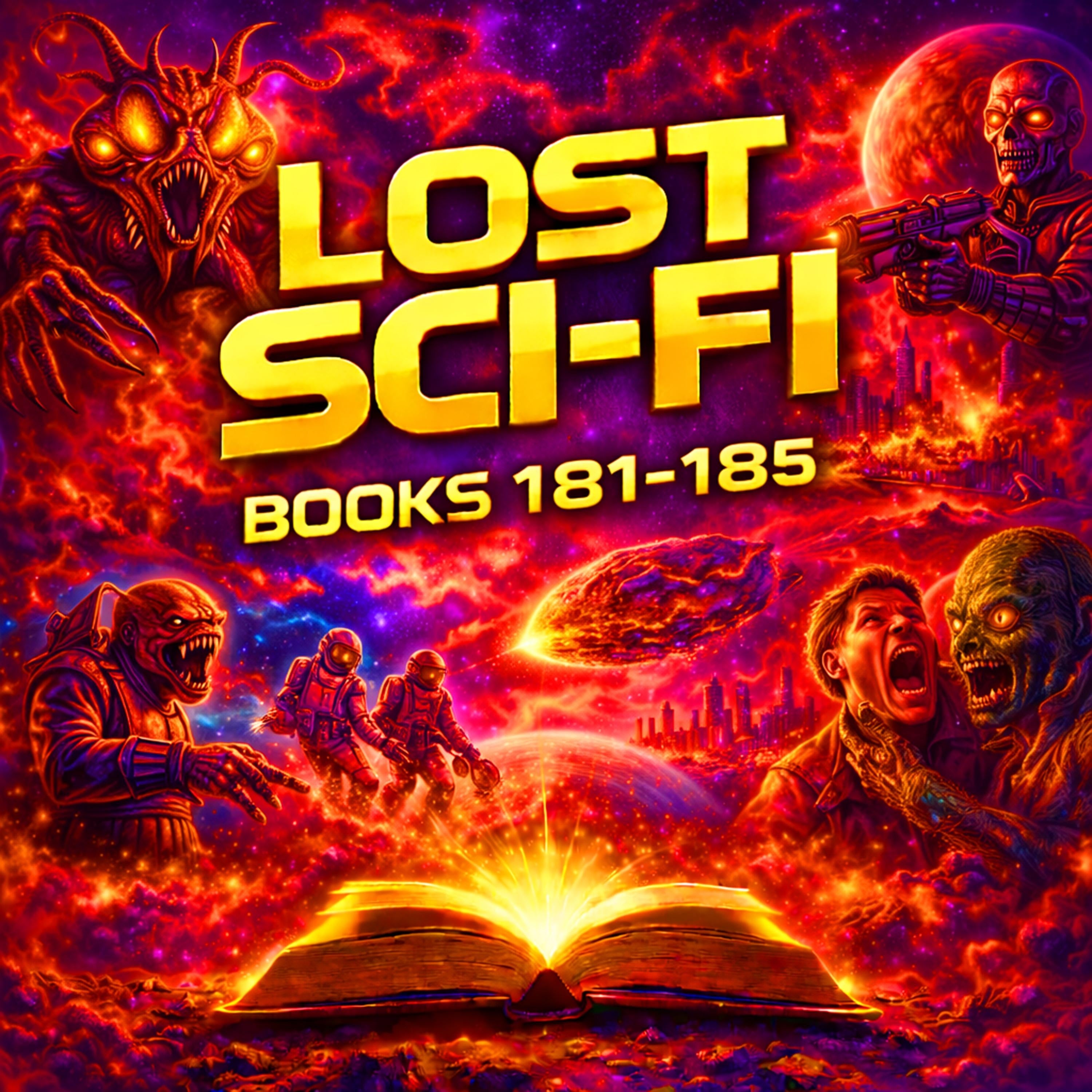 Lost Sci-Fi Books 181 thru 185 - Five Vintage Sci-Fi Short Stories from the 1930s, 1940s, 1950s and 1960s