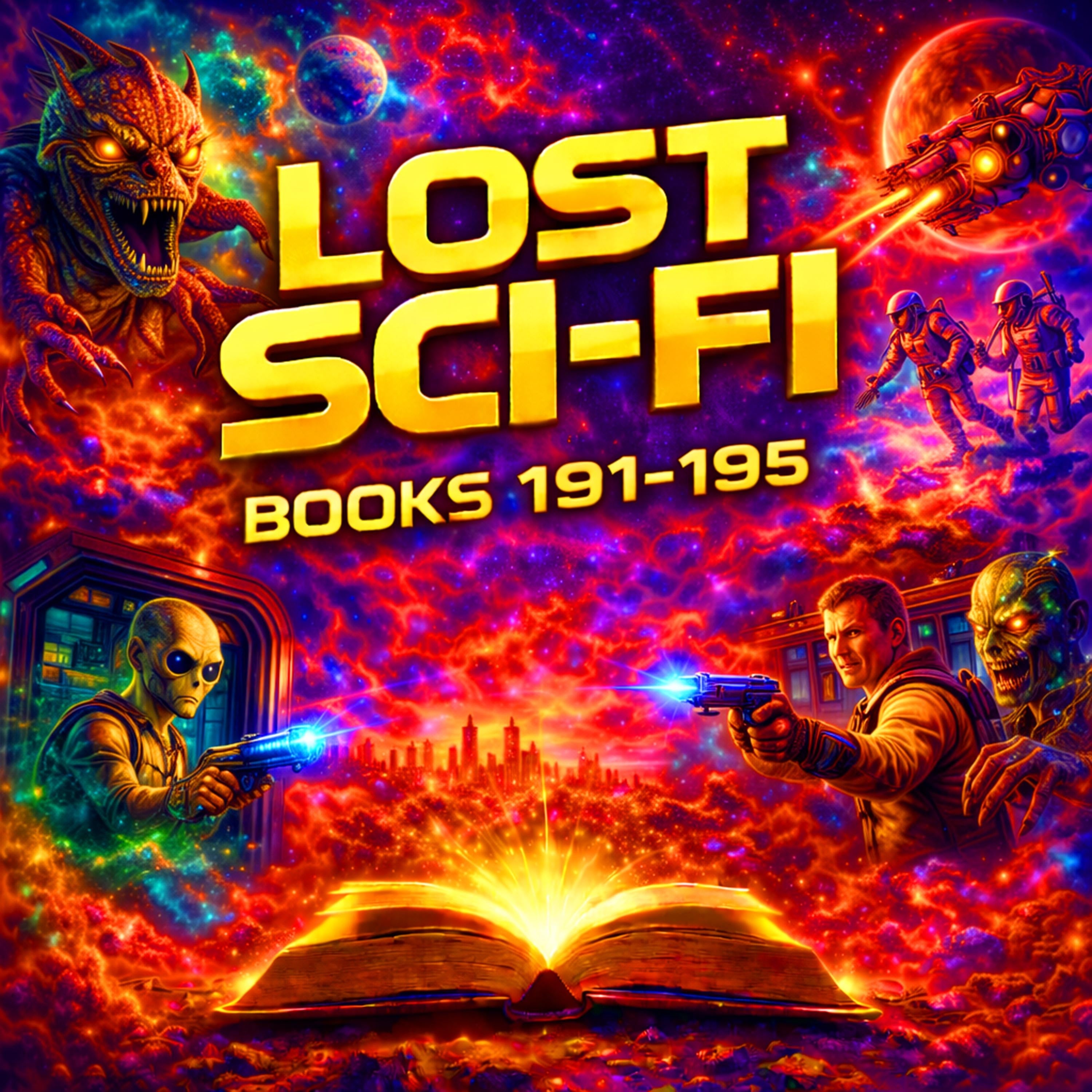 Lost Sci-Fi Books 191 thru 195 - Five Vintage Sci-Fi Short Stories from the 1930s, 1940s, 1950s and 1960s