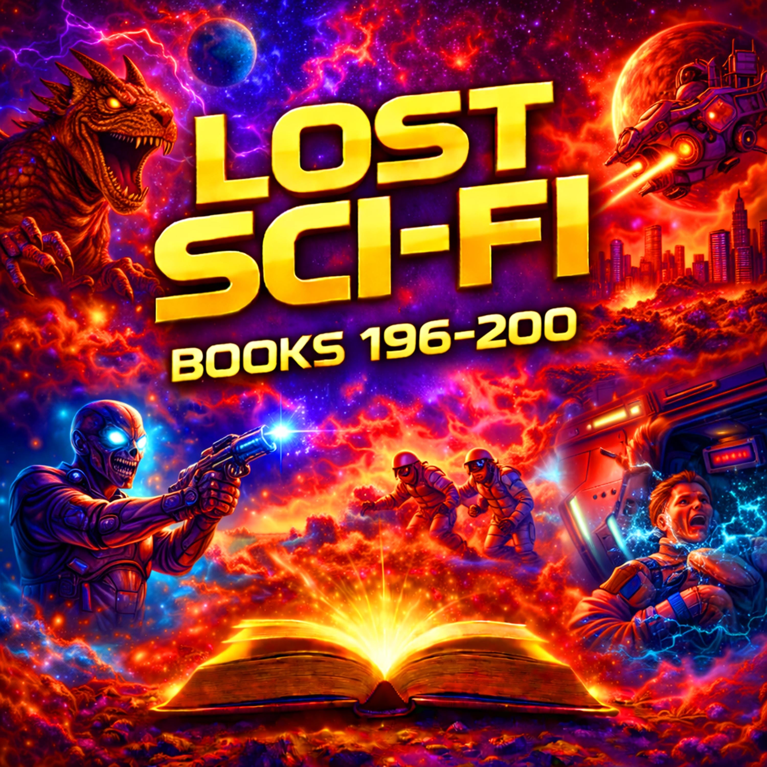 Lost Sci-Fi Books 196 thru 200 - Five Vintage Sci-Fi Short Stories from the 1930s, 1940s, 1950s and 1960s