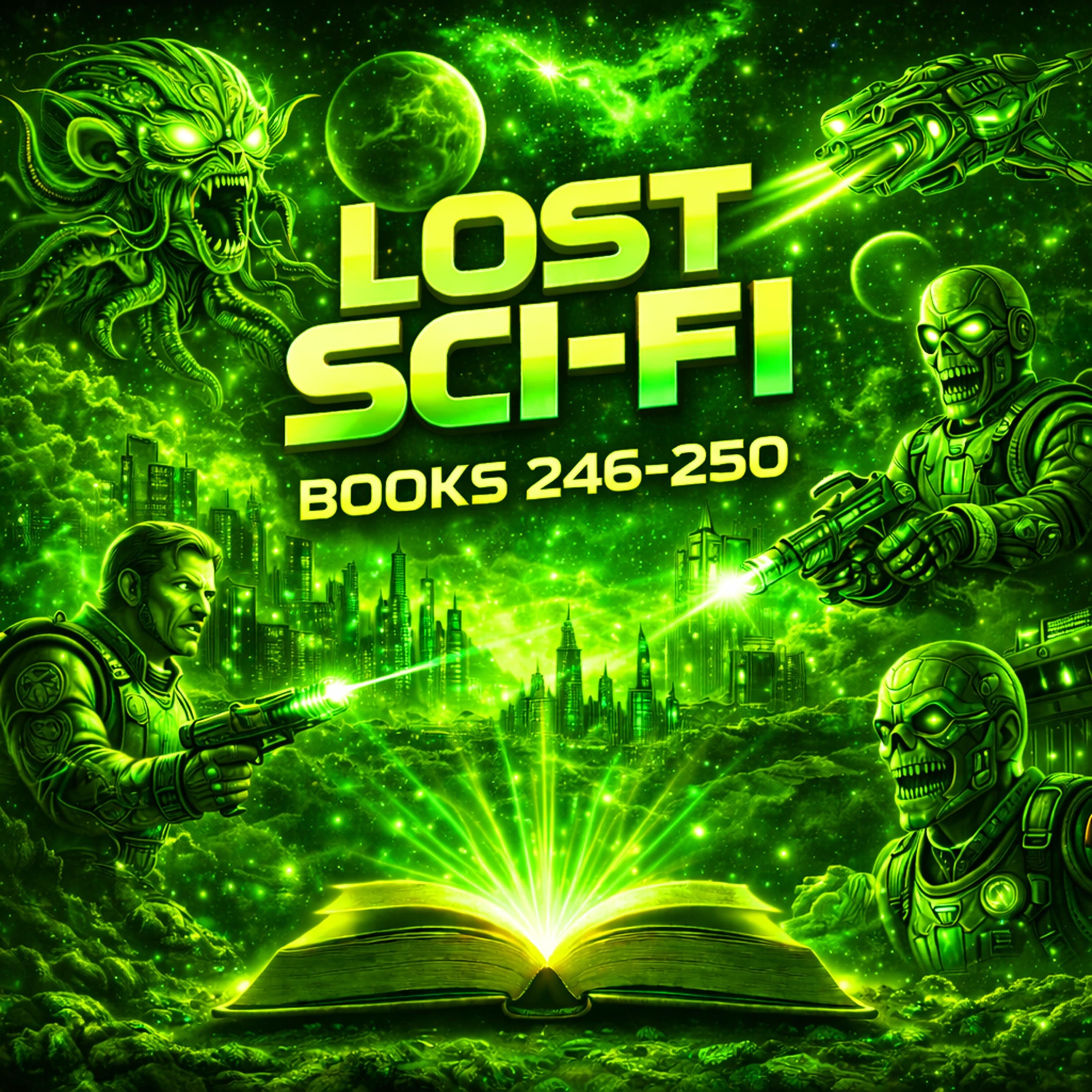 Lost Sci-Fi Books 246 thru 250 - Five Vintage Sci-Fi Short Stories from the 1930s, 1940s, 1950s and 1960s