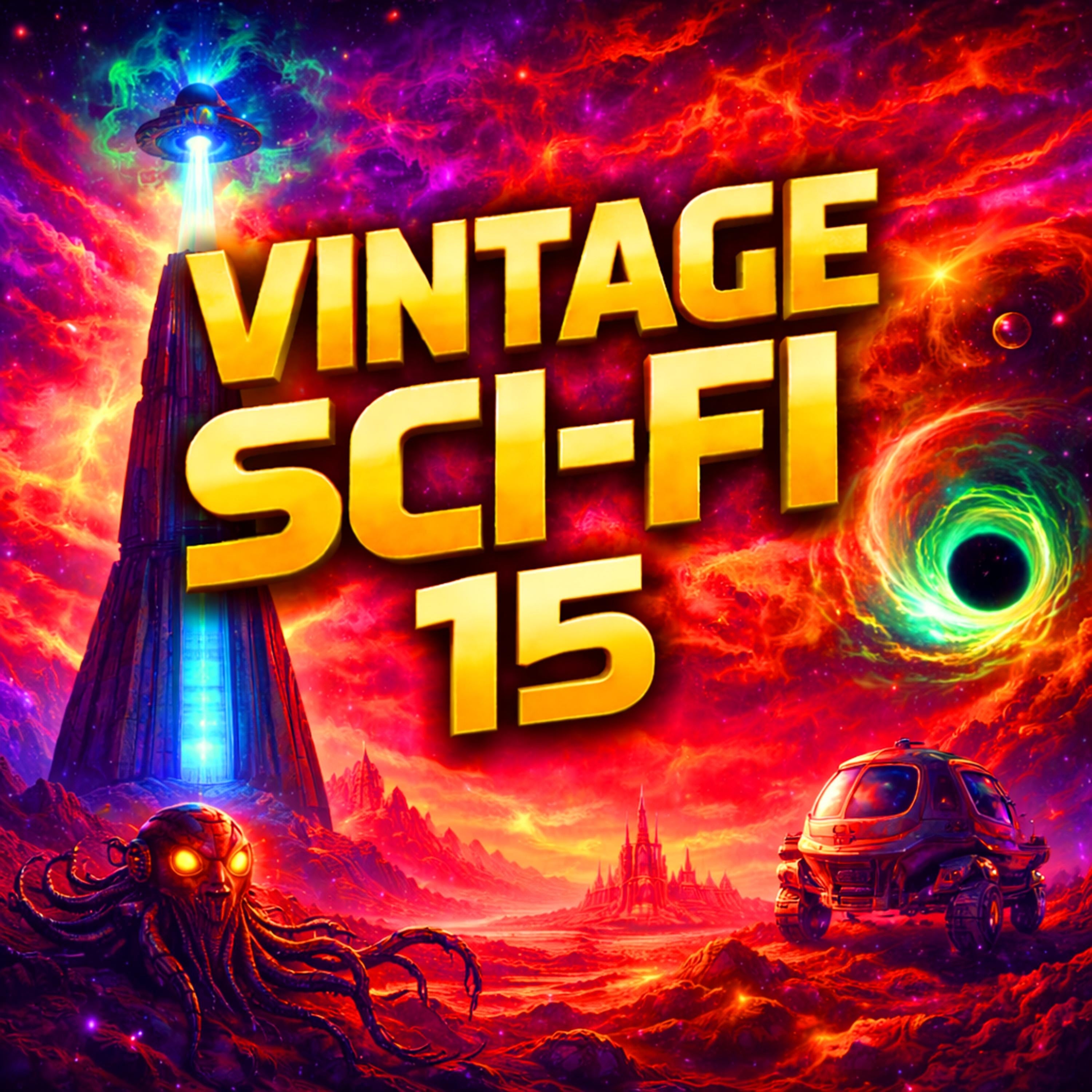 Vintage Sci-Fi 15 - 21 Vintage Science Fiction Short Stories from the 1920s, 1930s, 1940s, 1950s and 1960s